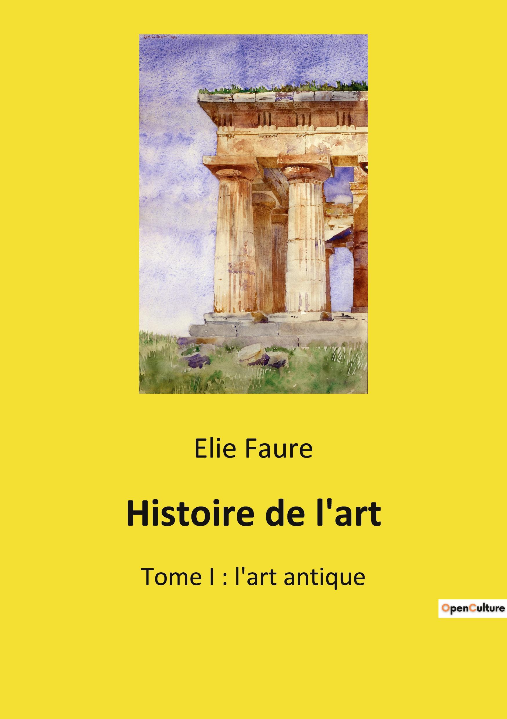 Vorderes Coverbild Histoire de l'art