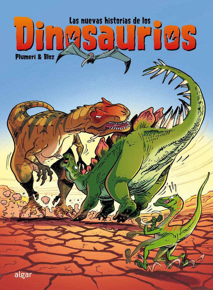 Vorderes Coverbild nuevas historias de los dinosaurios, Las