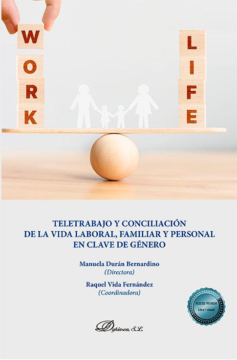 Vorderes Coverbild Teletrabajo y conciliación de la vida laboral, familiar y personal en clave de género