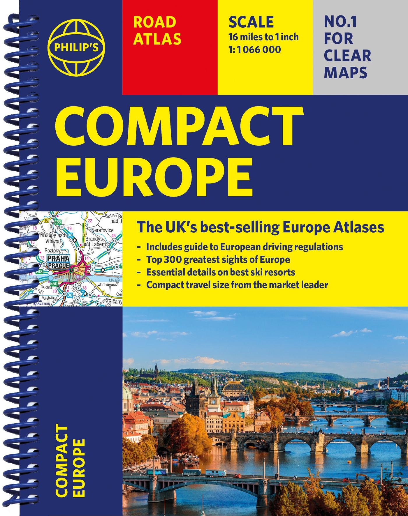 Vorderes Coverbild Philip's Compact Atlas Europe