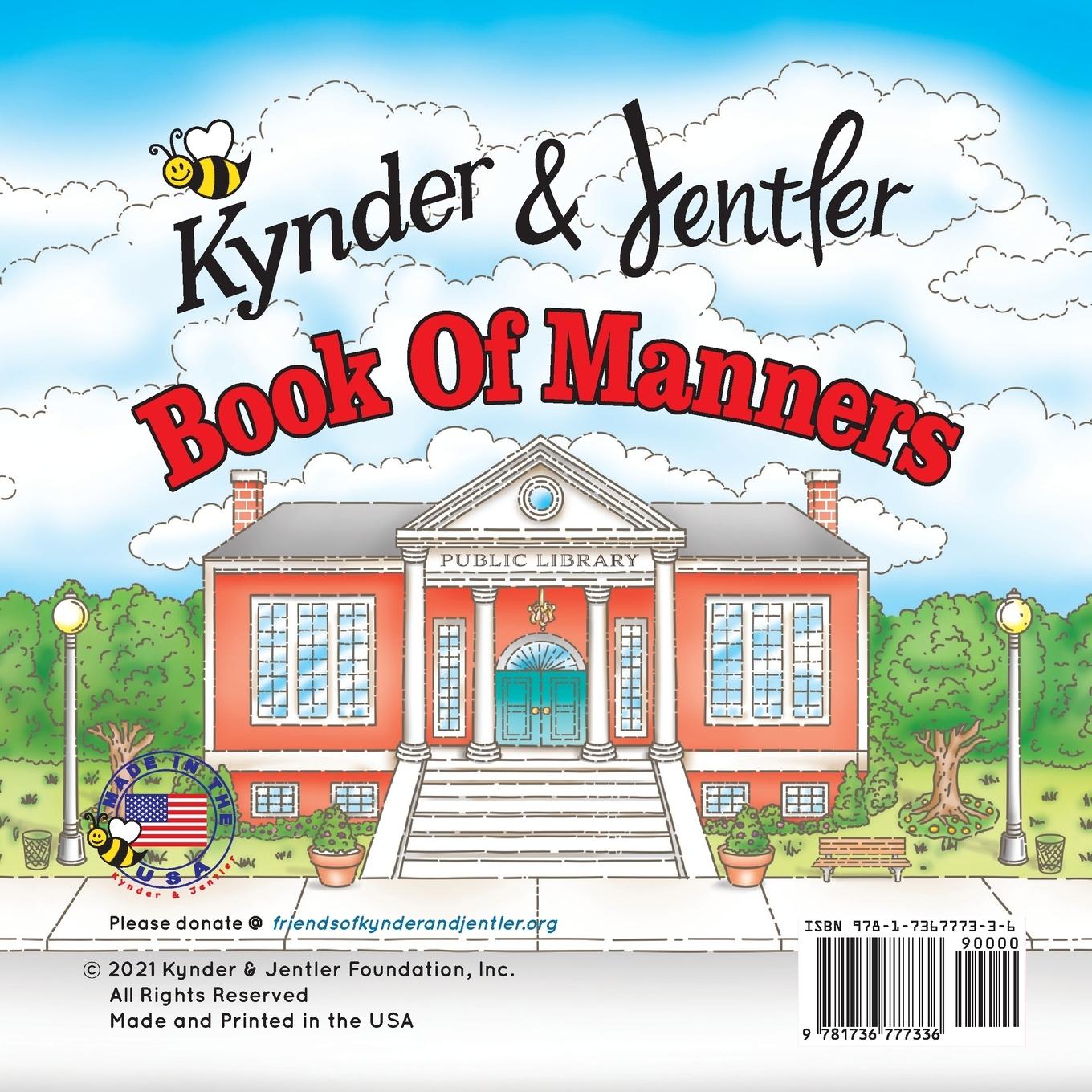 Rückseitencover Kynder & Jentler Book of Manners