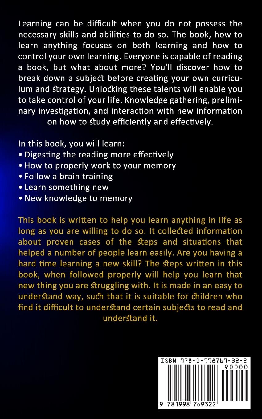 Rückseitencover How to Learn Anything