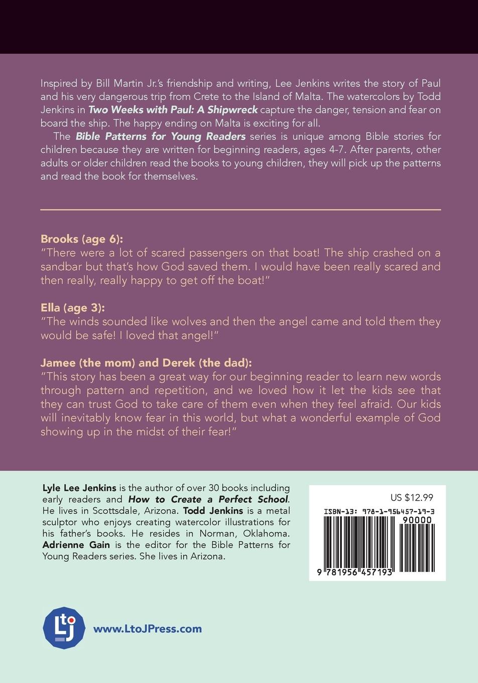 Rückseitencover Two Weeks with Paul