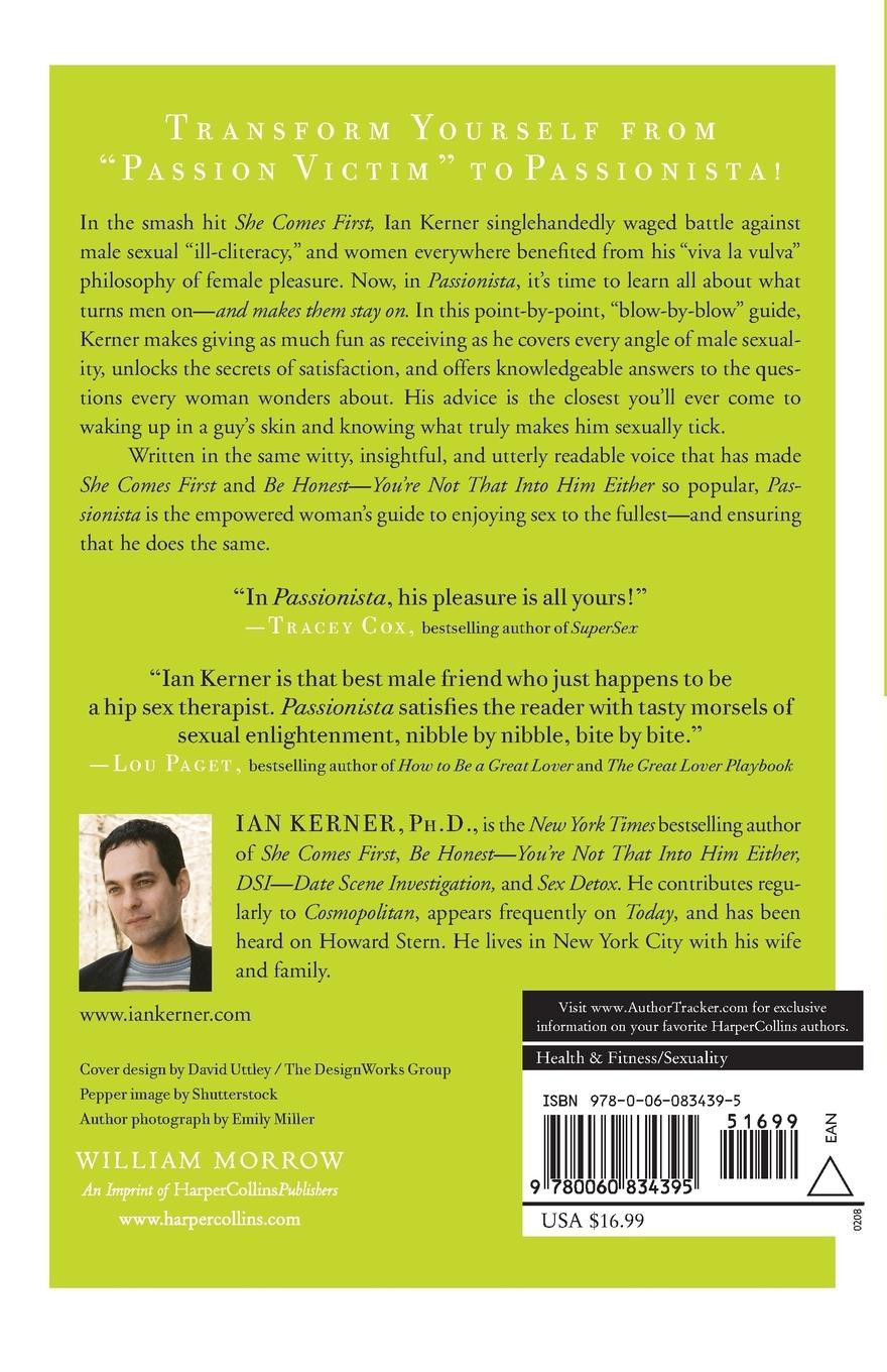 Rückseitencover Passionista