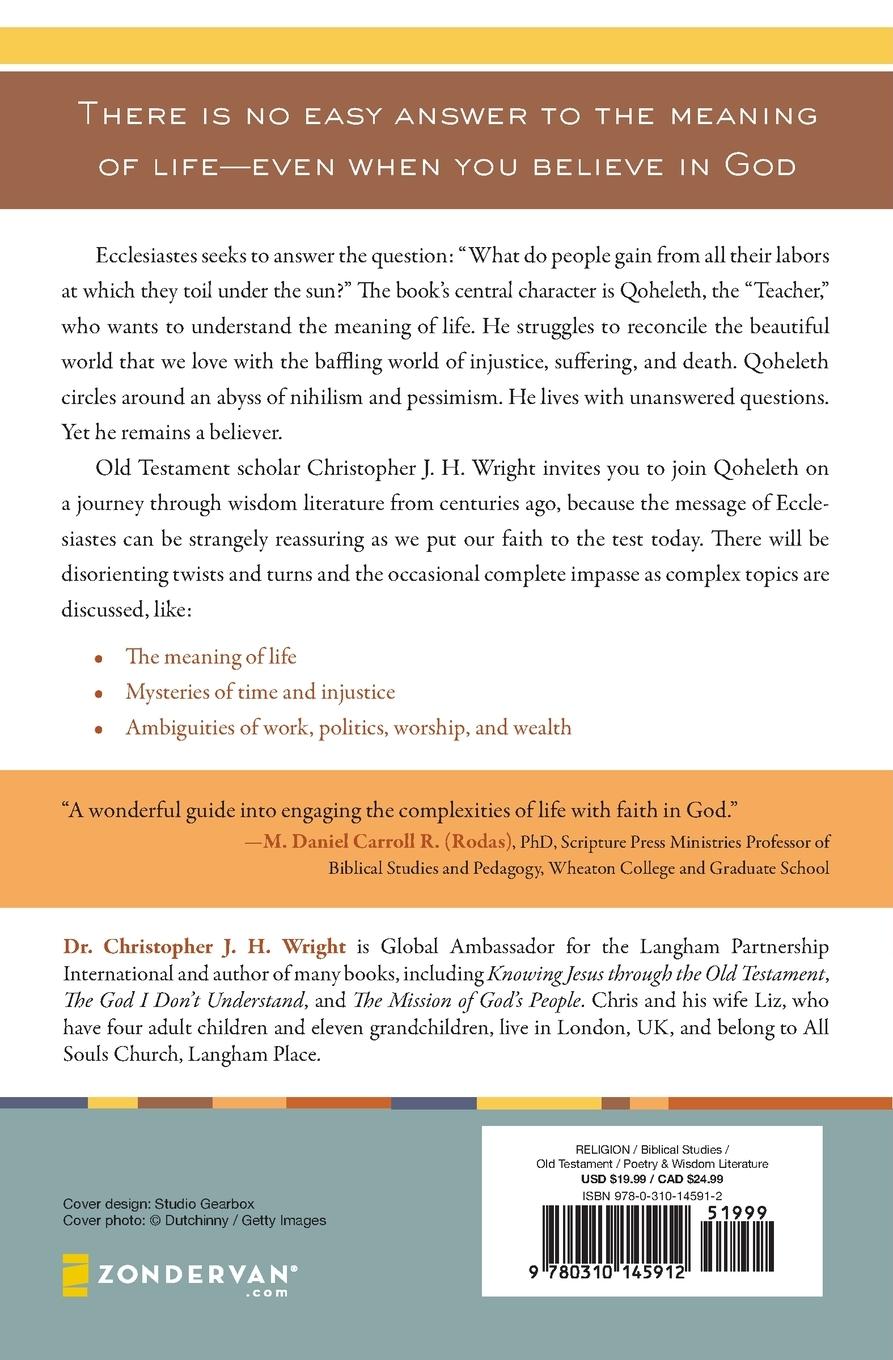 Rückseitencover The Hearing the Message of Ecclesiastes