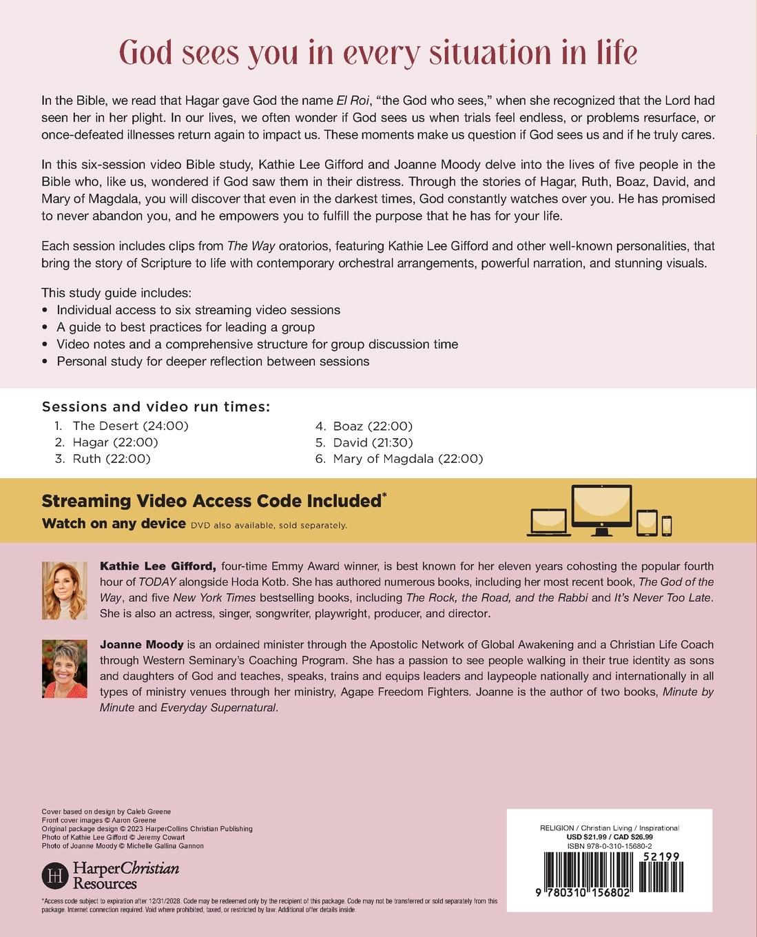 Rückseitencover The God Who Sees Bible Study Guide Plus Streaming Video