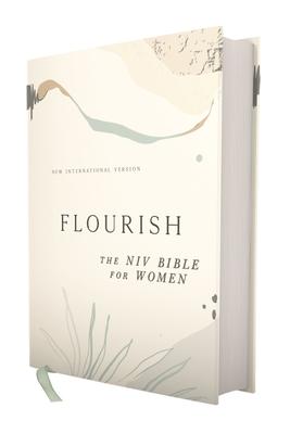 Vorderes Coverbild Flourish: The NIV Bible for Women, Hardcover, Multi-Color/Cream, Comfort Print