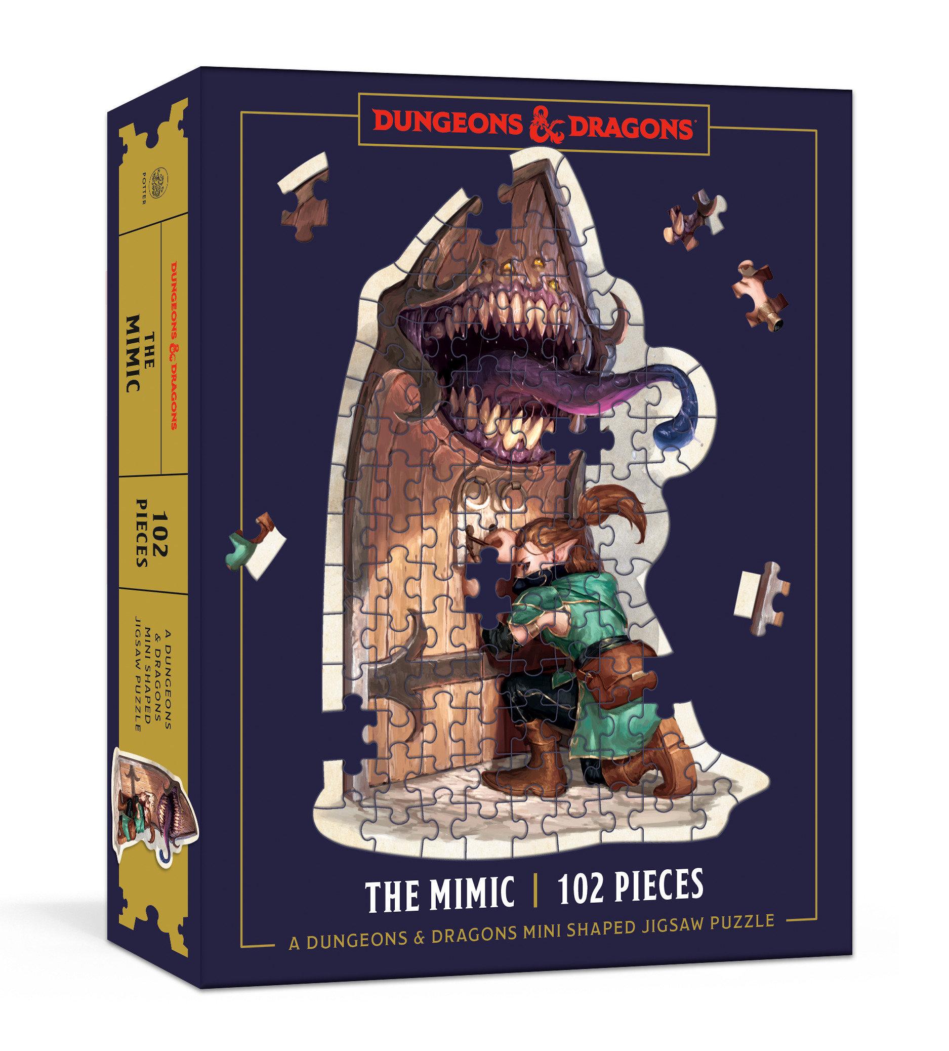 Vorderes Coverbild Dungeons & Dragons Mini Shaped Jigsaw Puzzle: The Mimic Edition