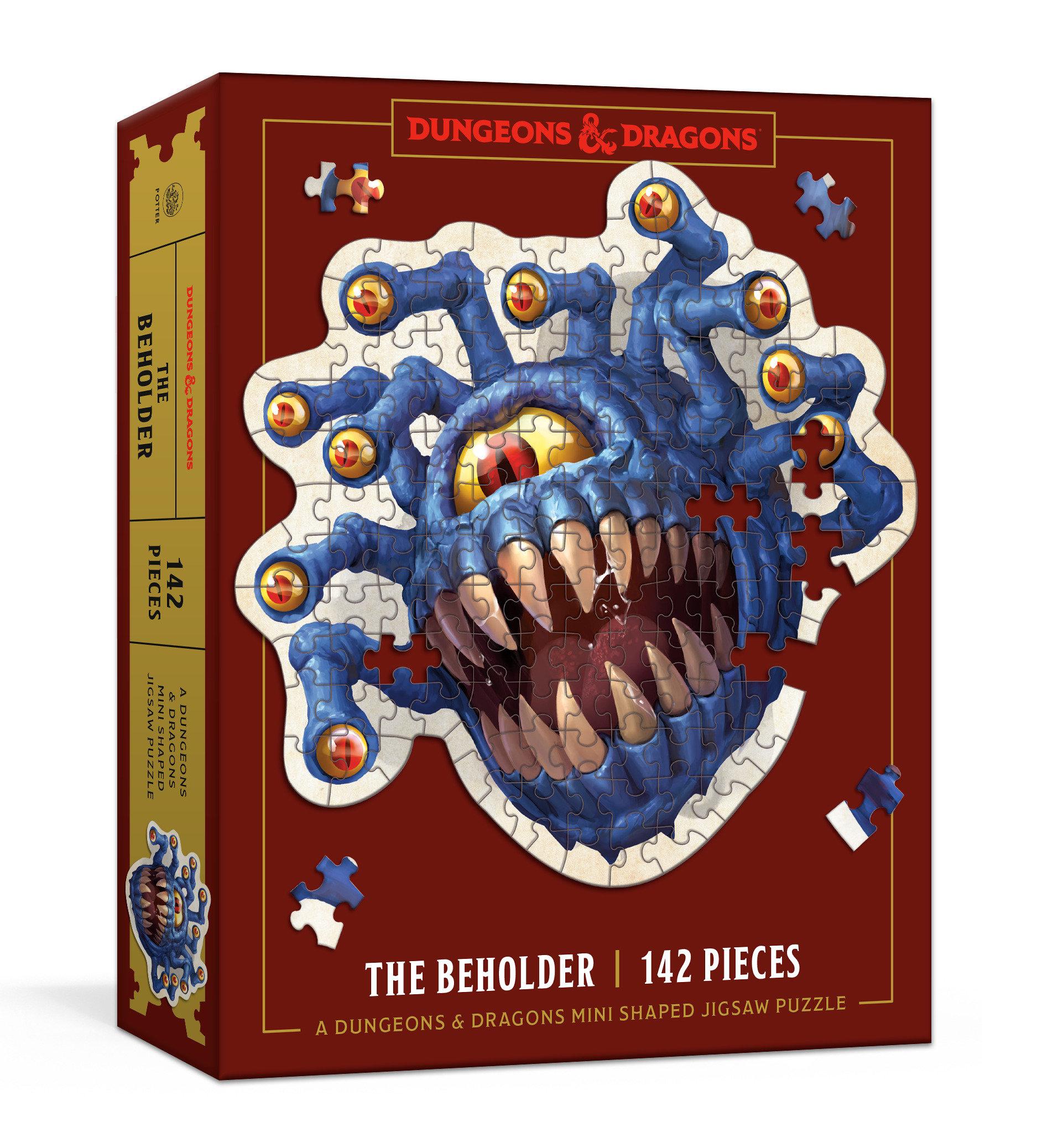 Vorderes Coverbild Dungeons & Dragons Mini Shaped Jigsaw Puzzle: The Beholder Edition
