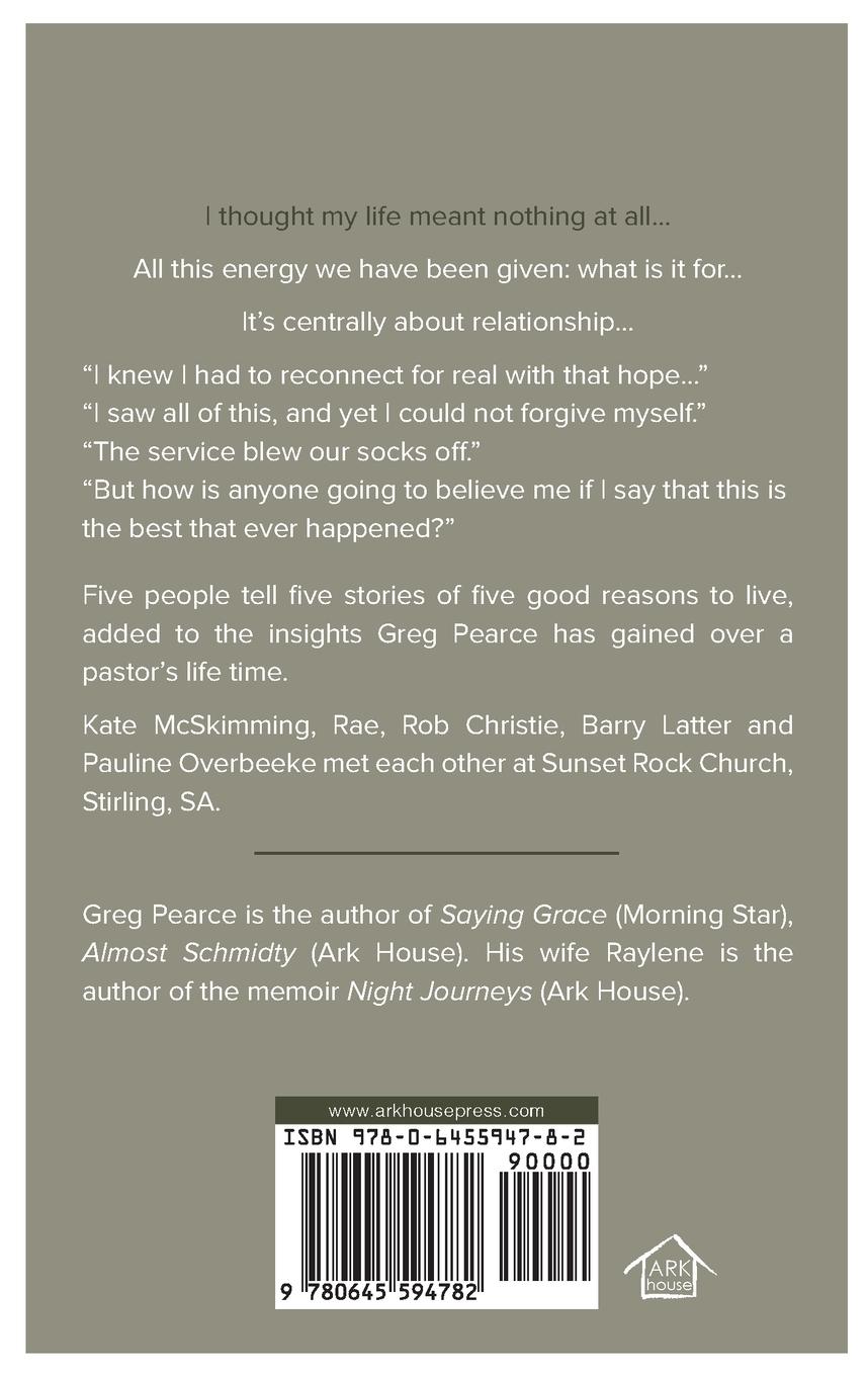 Rückseitencover Five Good Reasons To Live