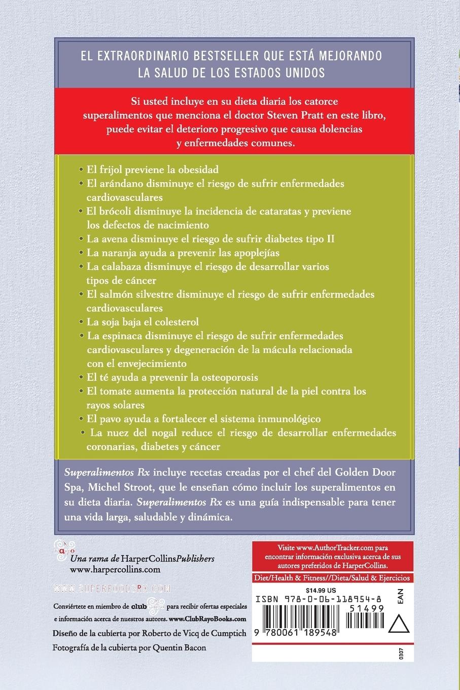 Rückseitencover Superalimentos RX