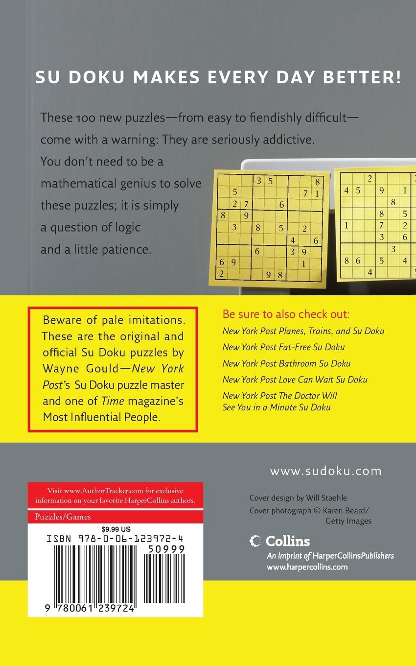 Rückseitencover New York Post Cubicle Sudoku