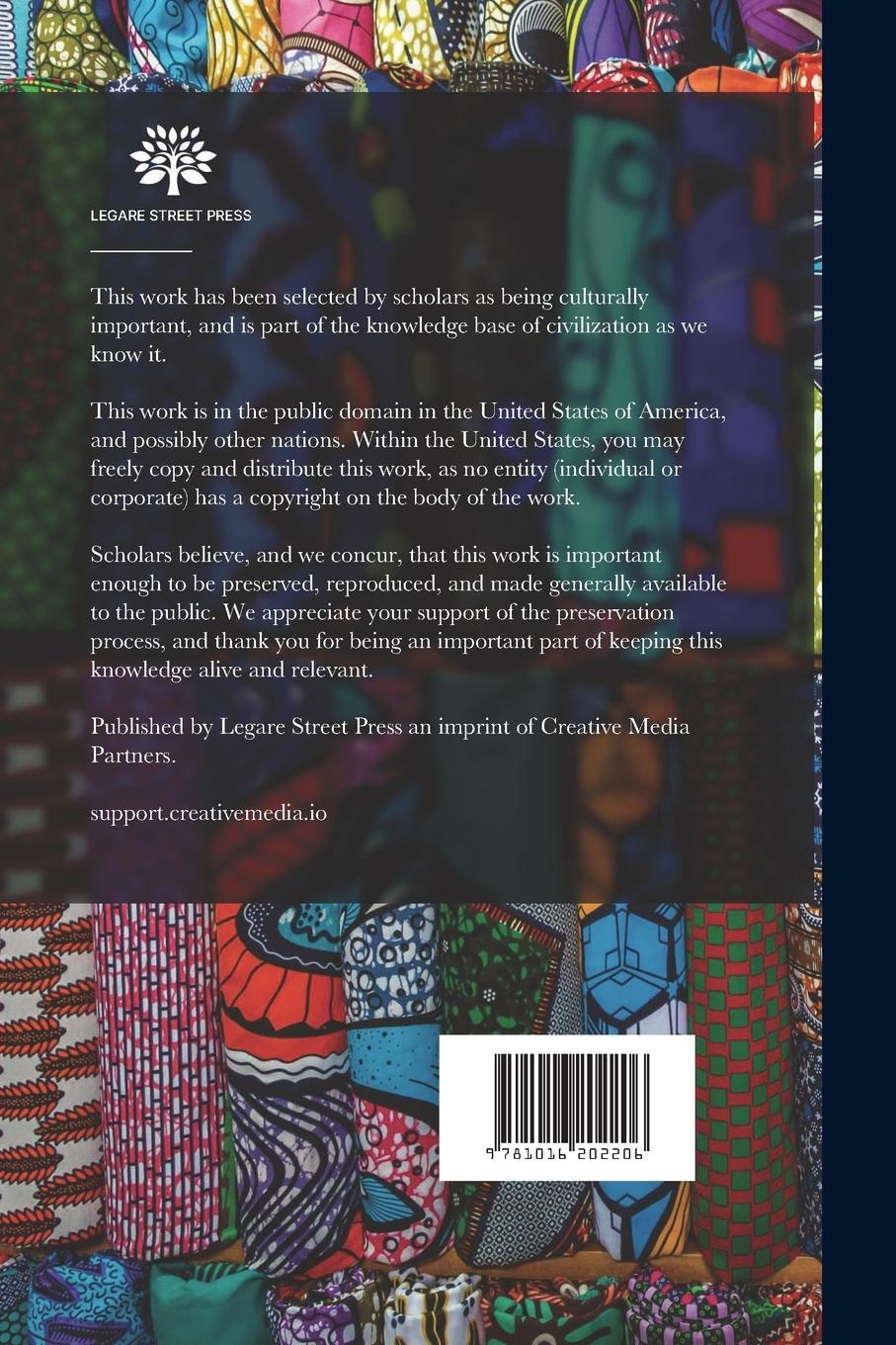 Rückseitencover Outlines of Ancient Egyptian History