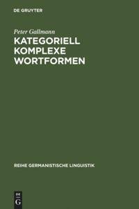 Vorderes Coverbild Kategoriell komplexe Wortformen