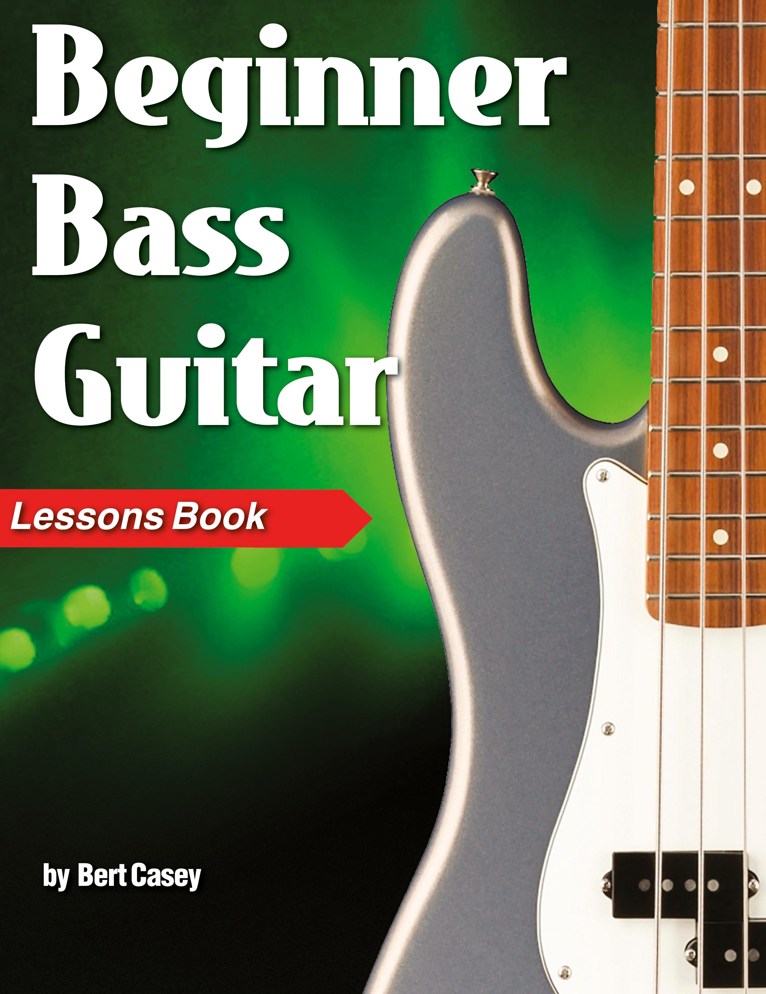 Vorderes Coverbild Beginner Bass Guitar Lessons Book