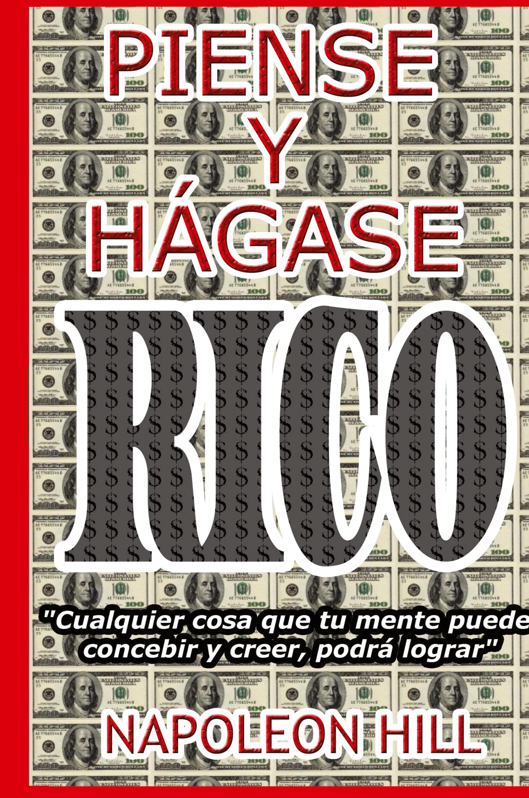 Vorderes Coverbild Piense y Hágase Rico.