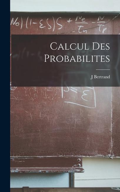 Vorderes Coverbild Calcul Des Probabilites