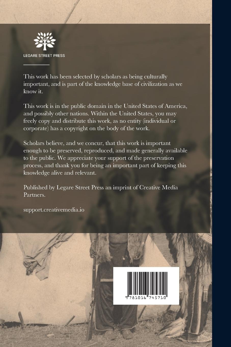 Rückseitencover Introduction to the Study of Sign Language Among the North American Indians