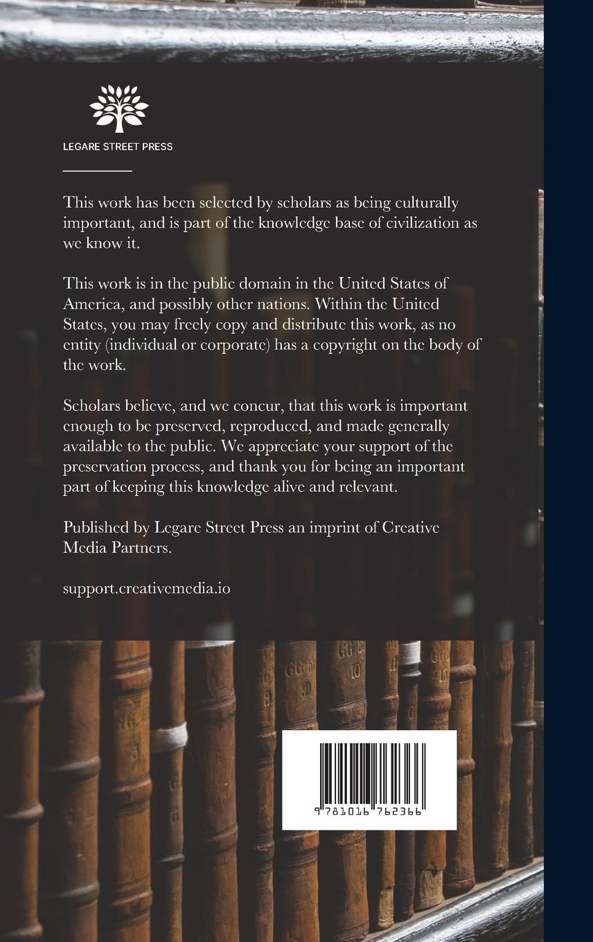 Rückseitencover Familiar Letters by the Rev. Robert Murray M'Cheyne: Containing an Account of His Travels