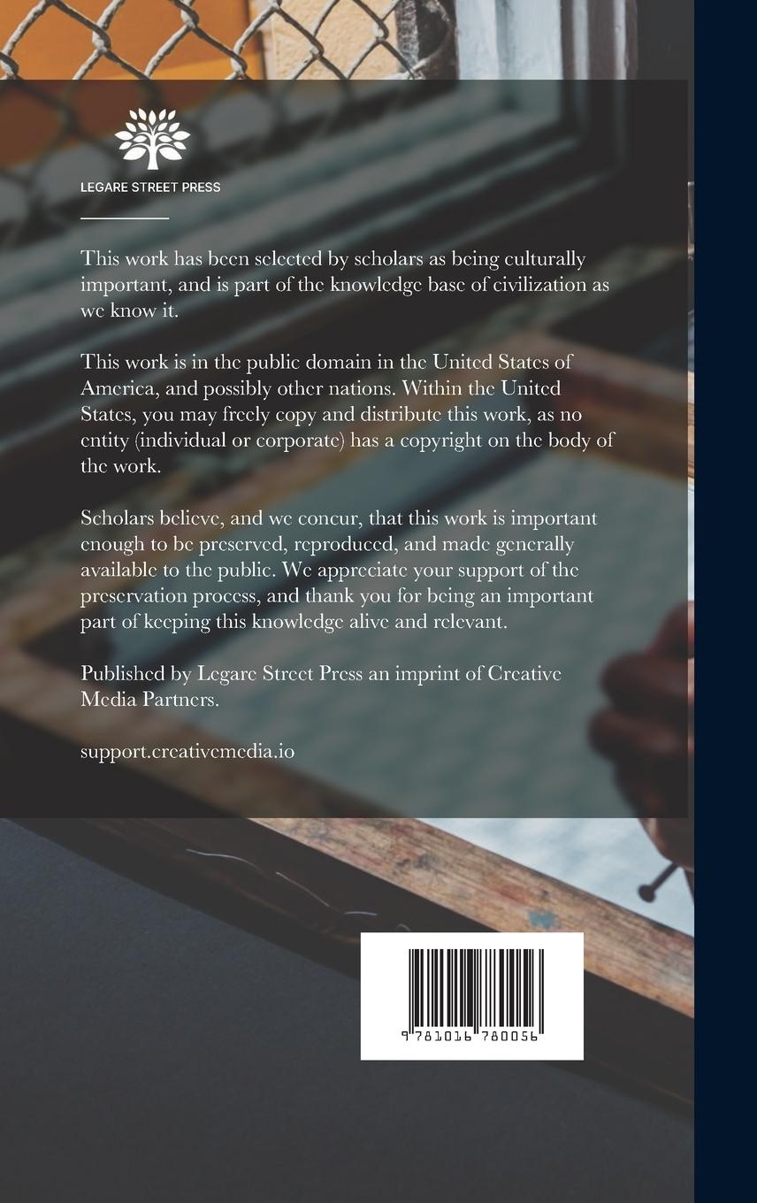 Rückseitencover The Book of the Patriarch Job, Translated From the Original Hebrew
