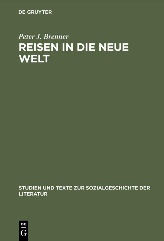 Vorderes Coverbild Reisen in die Neue Welt