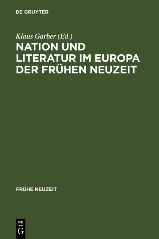 Vorderes Coverbild Nation und Literatur im Europa der Frühen Neuzeit