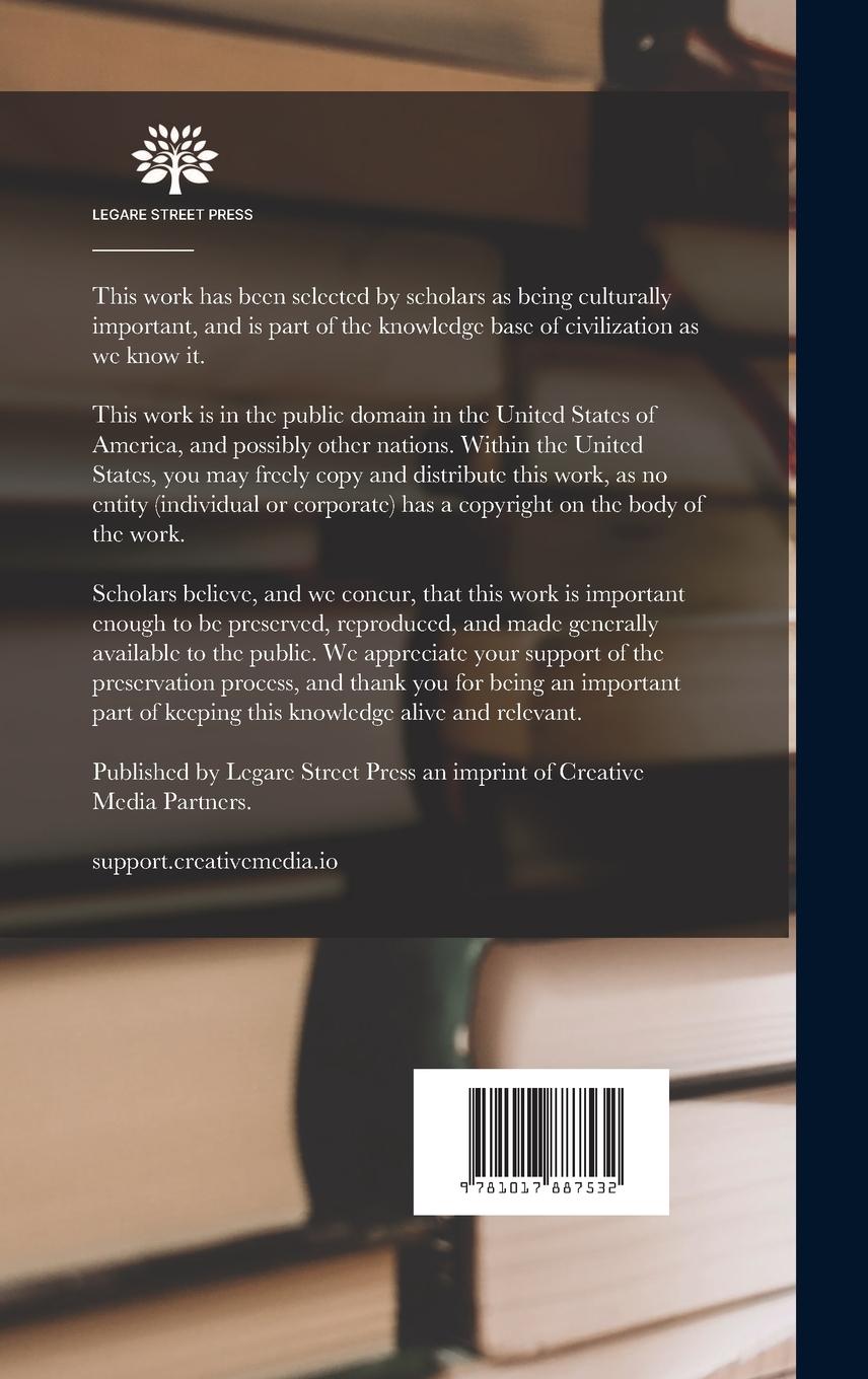 Rückseitencover Memoirs of the Hon. Walter Lowrie