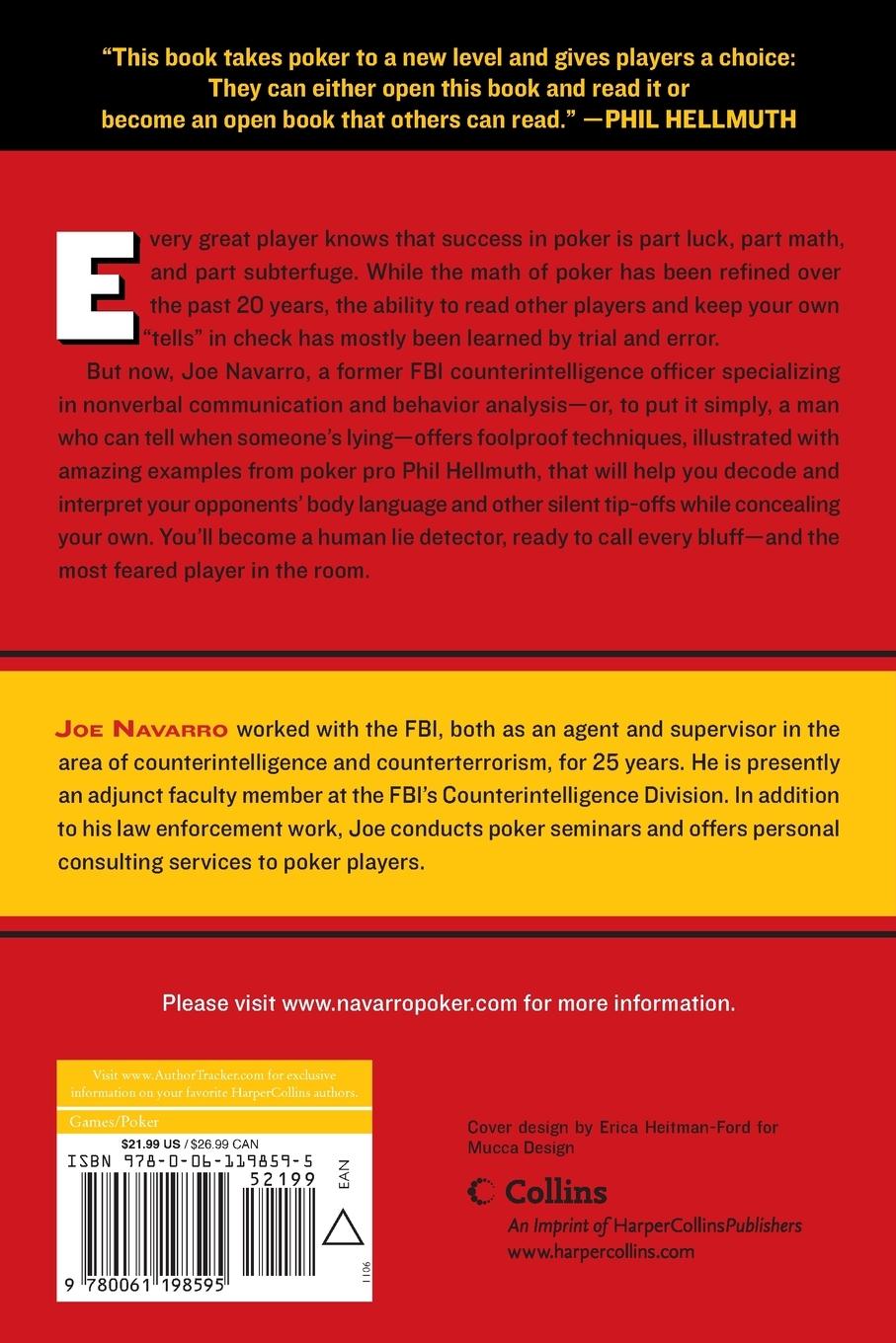 Rückseitencover PHIL HELLMUTH PRESENTS READ PB