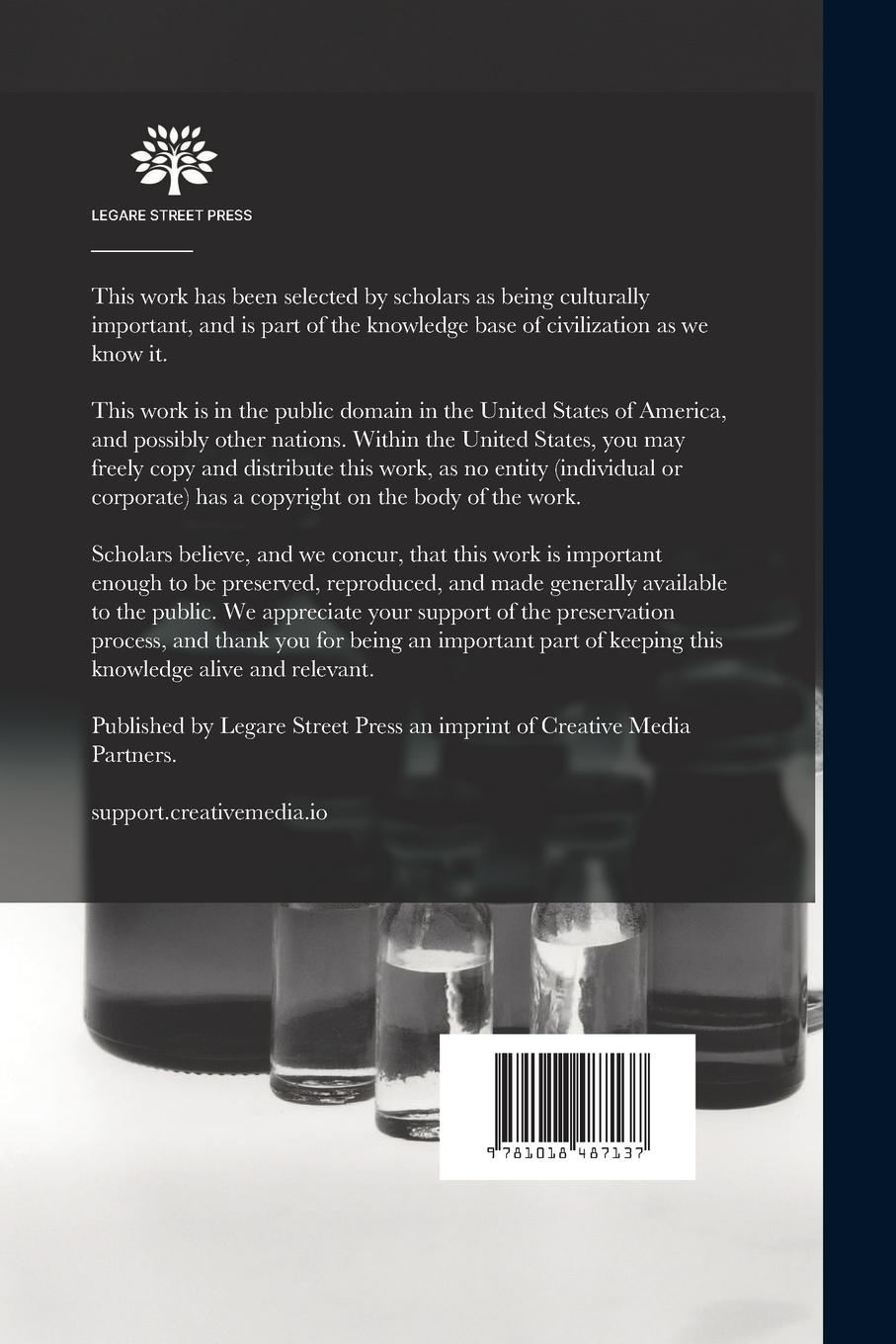 Rückseitencover Chemistry Applied to the Manufacture of Soap and Candles: A Thorough Exposition of the Principles and Practice of the Trade, in All Their Minutiæ, Bas