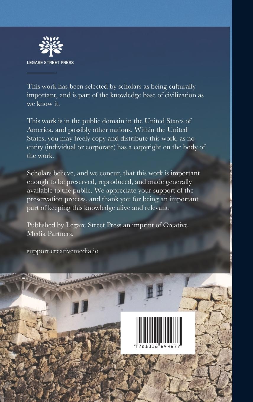 Rückseitencover Arts And Crafts Of Old Japan