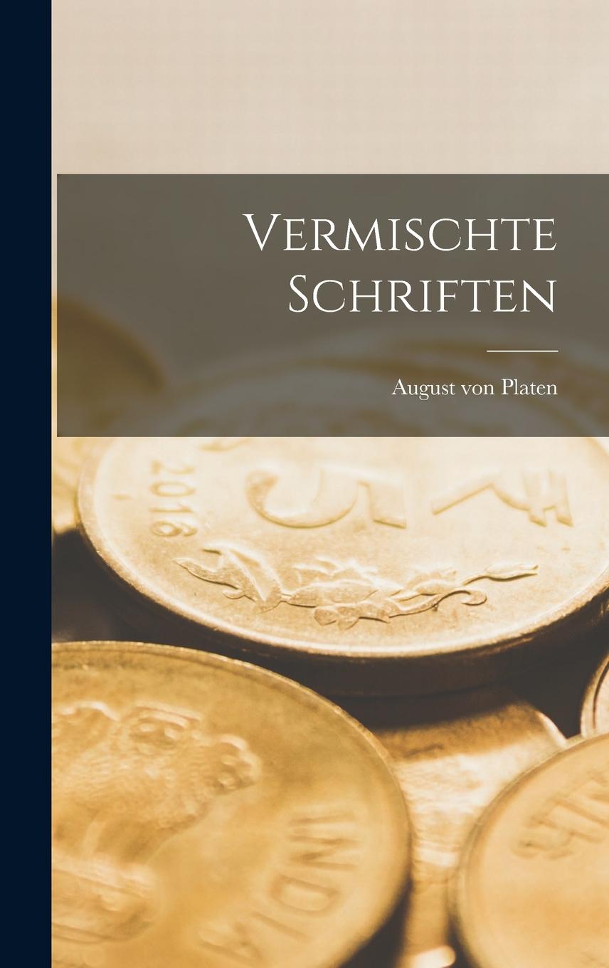 Vorderes Coverbild Vermischte Schriften