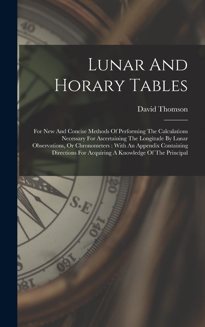 Vorderes Coverbild Lunar And Horary Tables