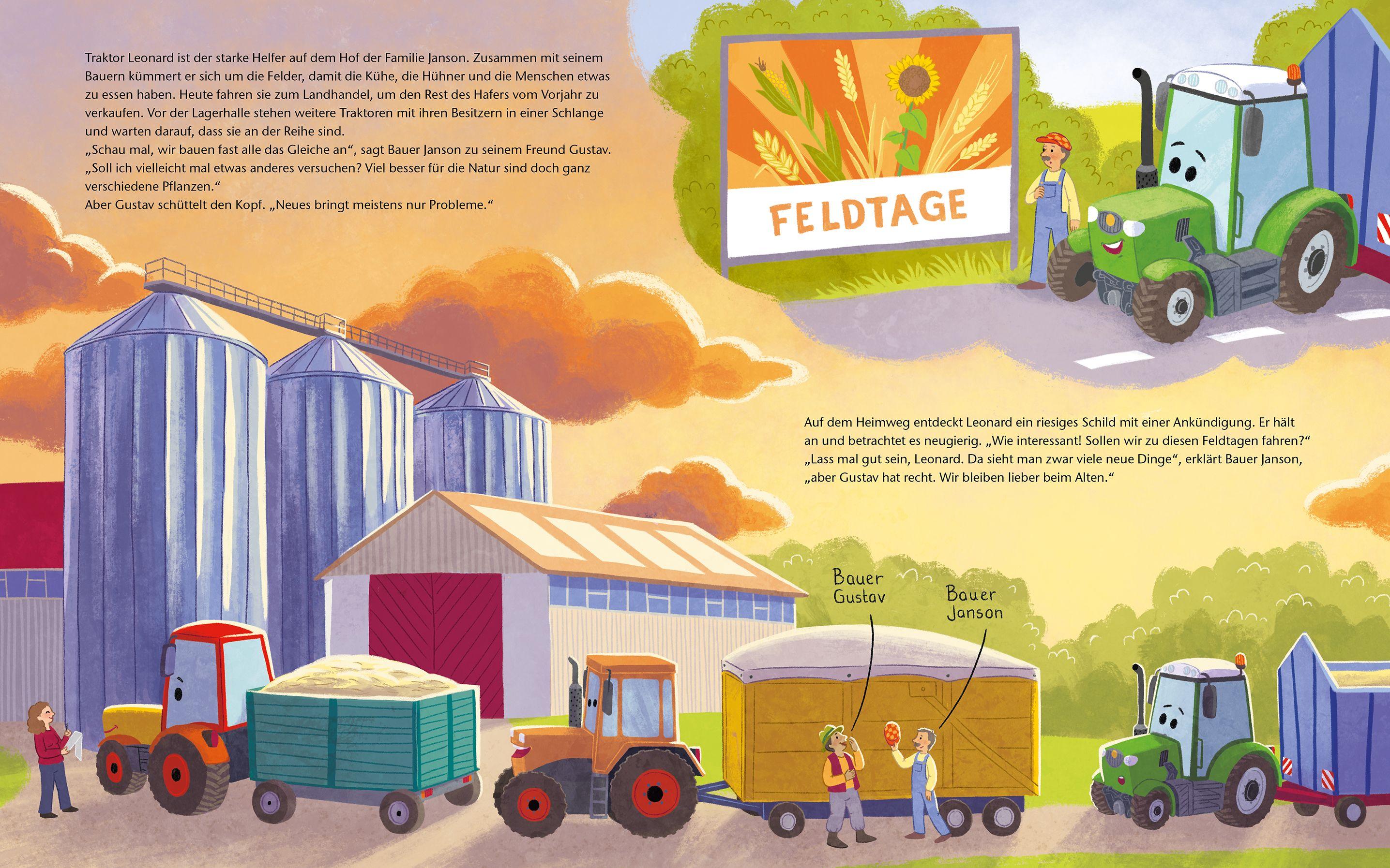 Beispielinhalt (Bild) Leonard - Ein Traktor hütet ein großes Geheimnis