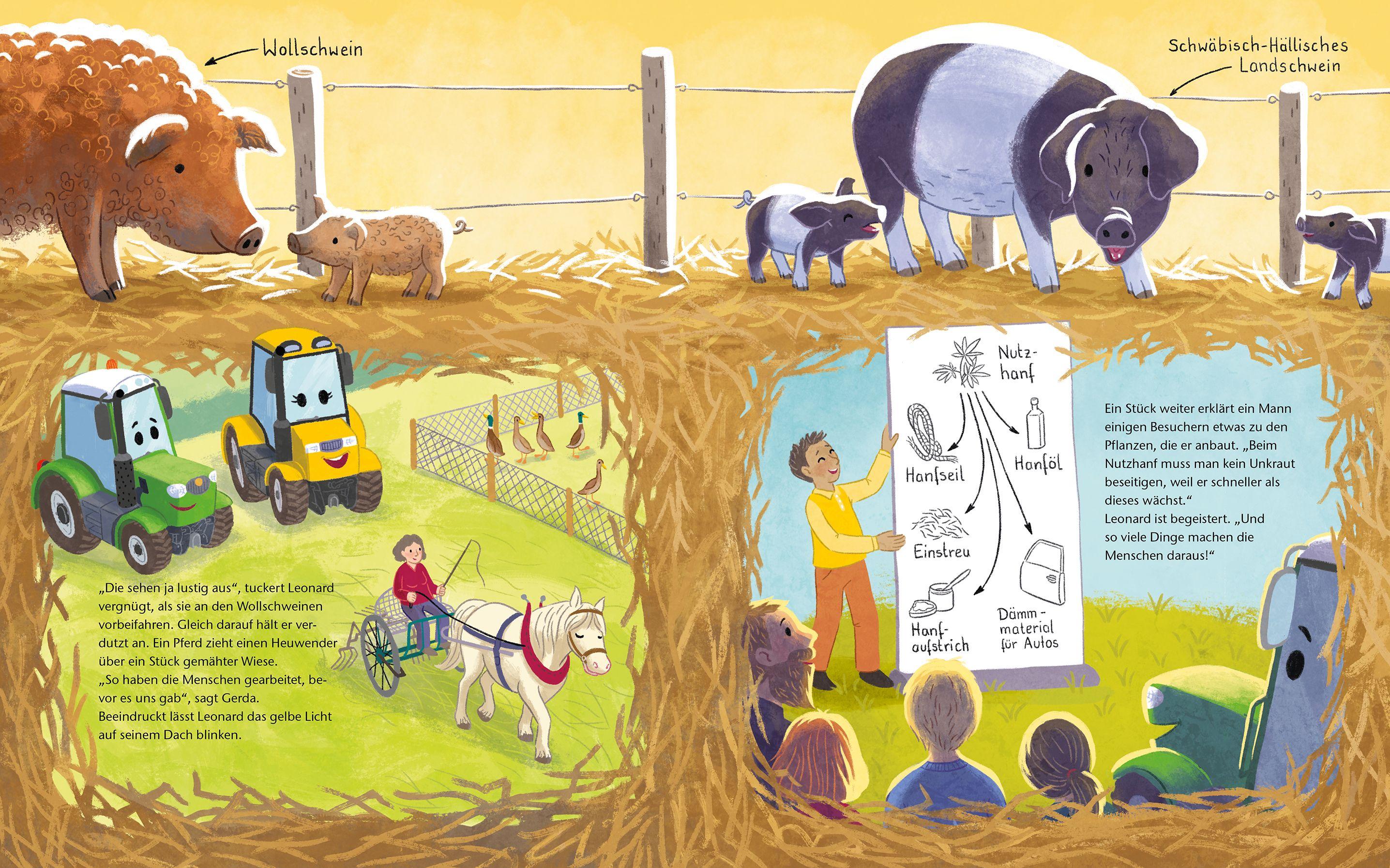 Beispielinhalt (Bild) Leonard - Ein Traktor hütet ein großes Geheimnis