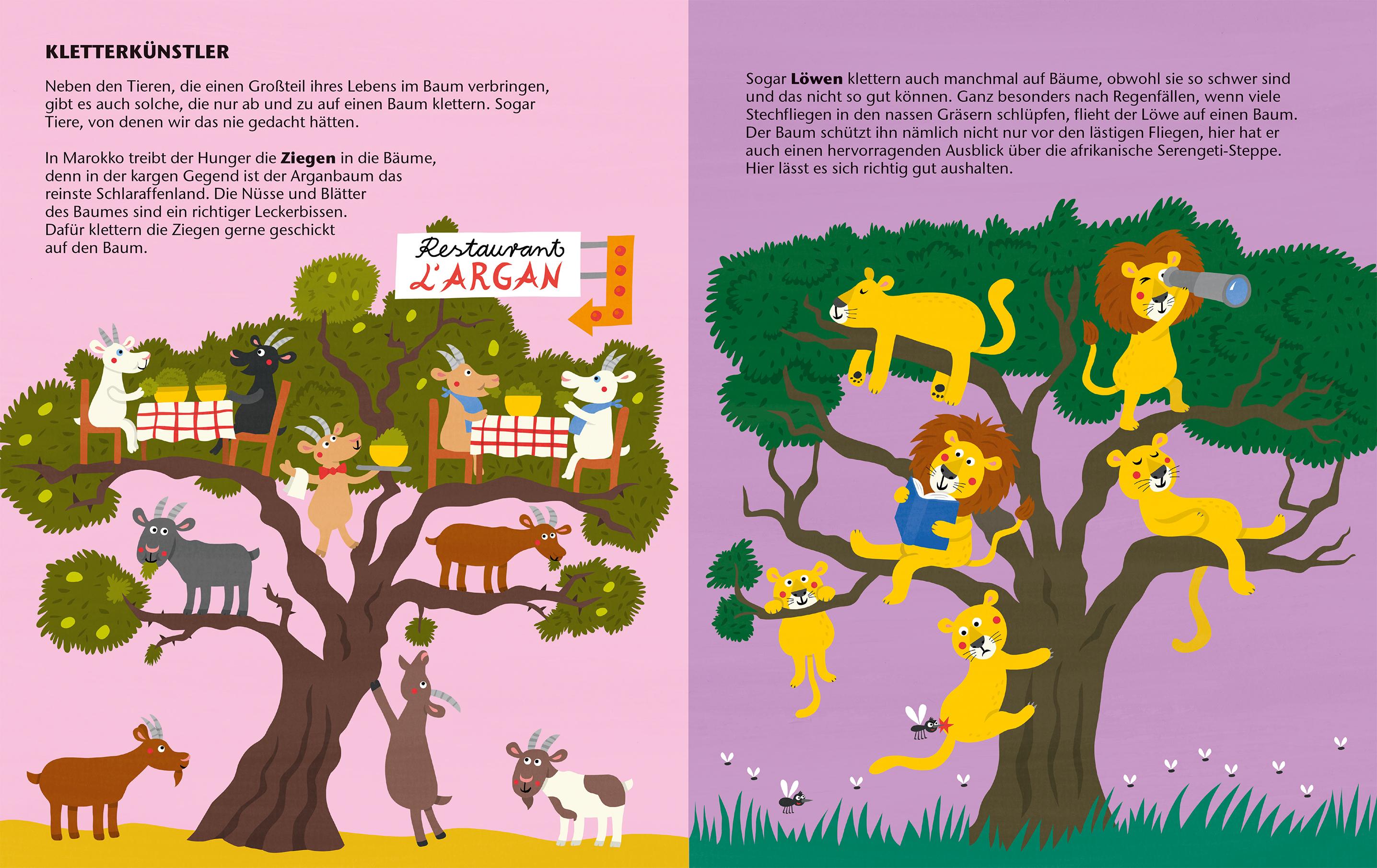 Beispielinhalt (Bild) Das Leben im Baum, welch ein Traum!