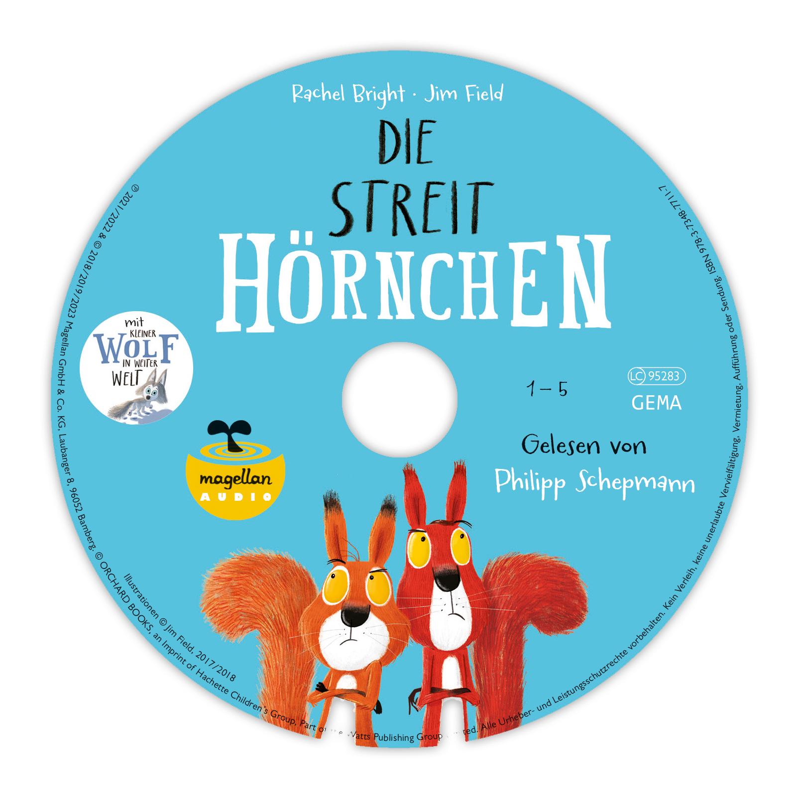 Beispielinhalt (Bild) Die Streithörnchen / Kleiner Wolf in weiter Welt (Audio-CD)