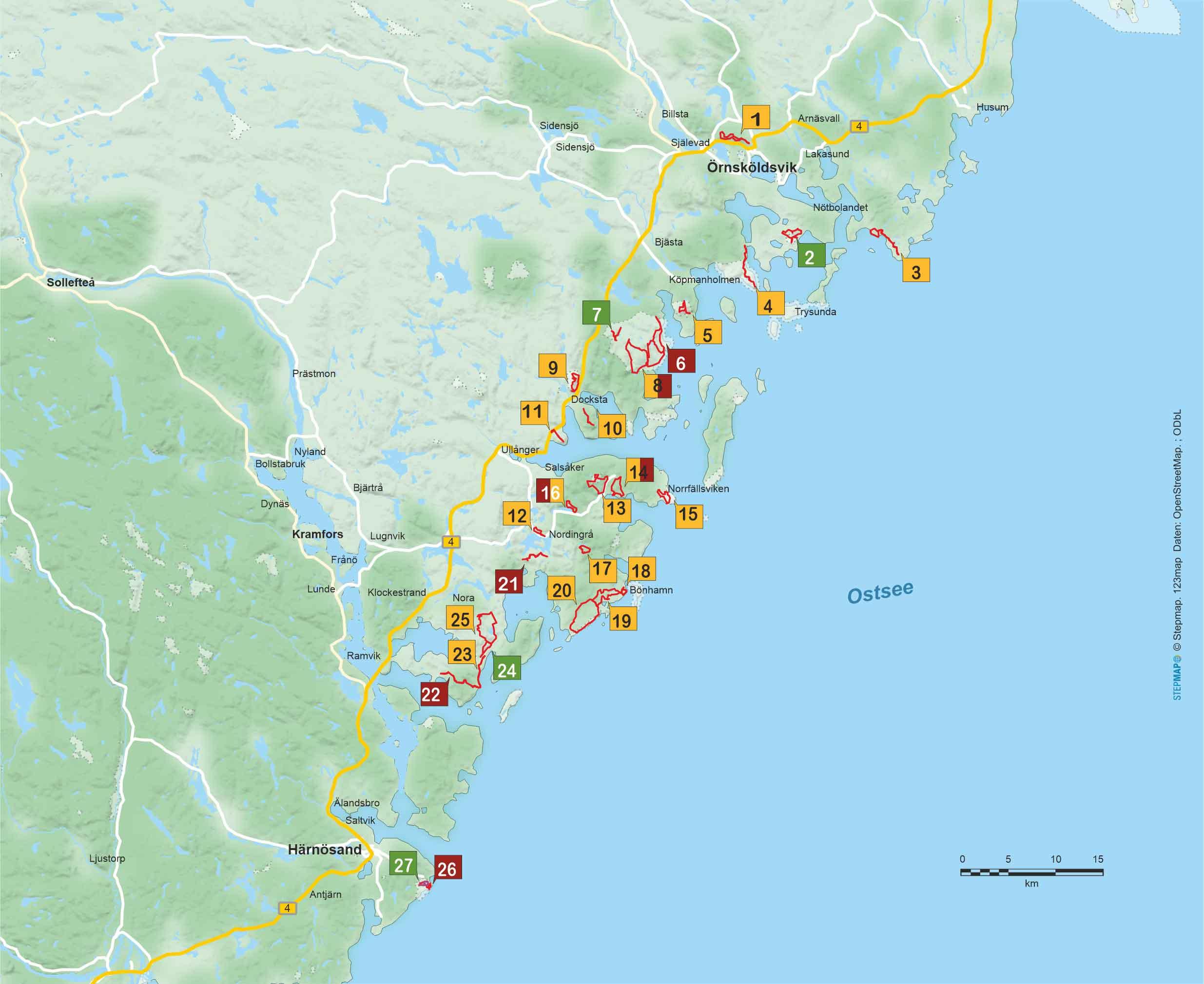 Beispielinhalt (Bild) Schwedische Ostküste