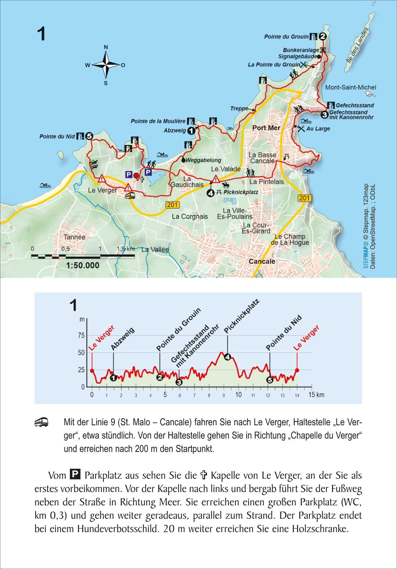 Beispielinhalt (Bild) Bretagne 25 Touren zwischen Meer, Wald und Heidekraut