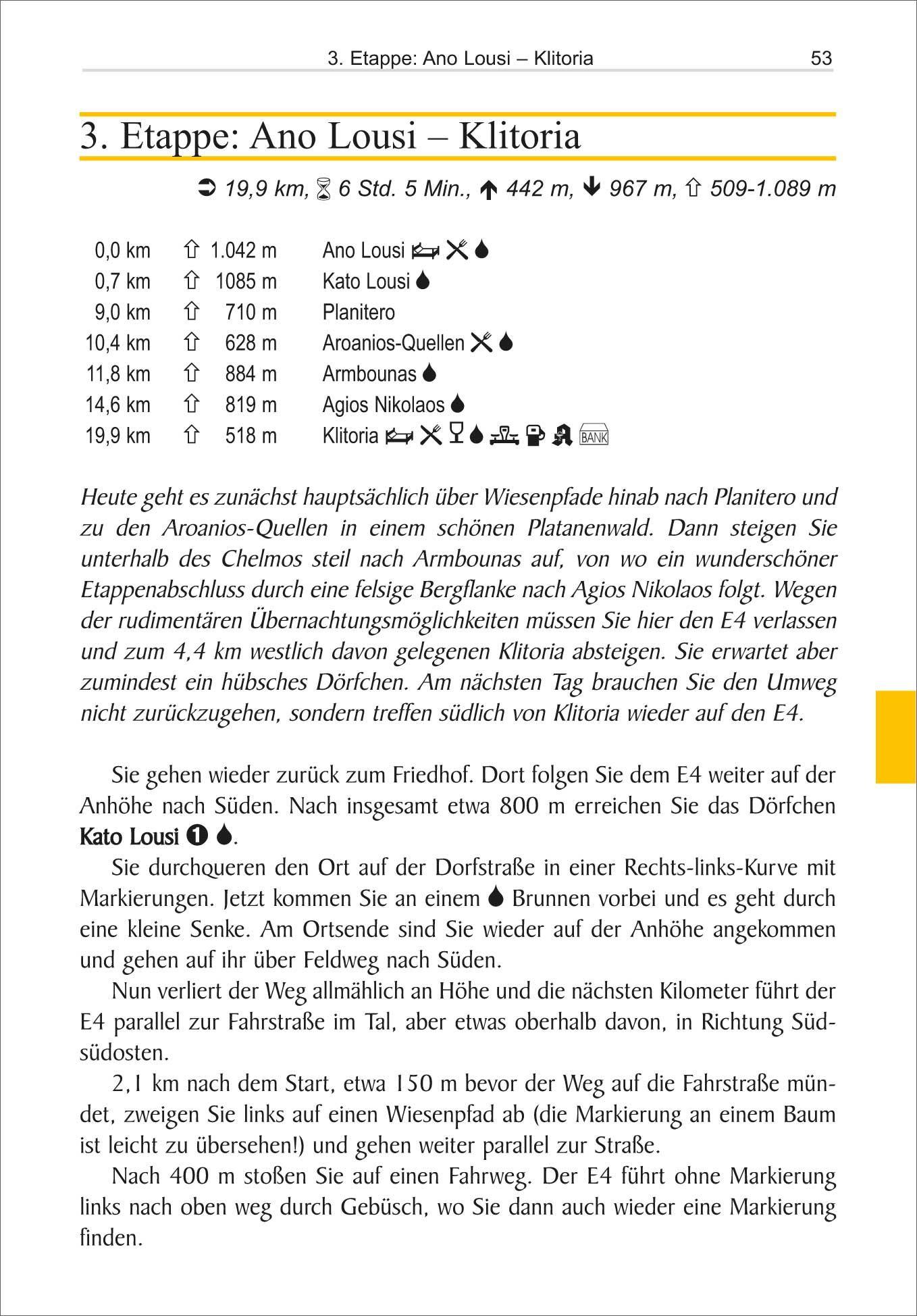 Beispielinhalt (Bild) Griechenland: E4 Peloponnes