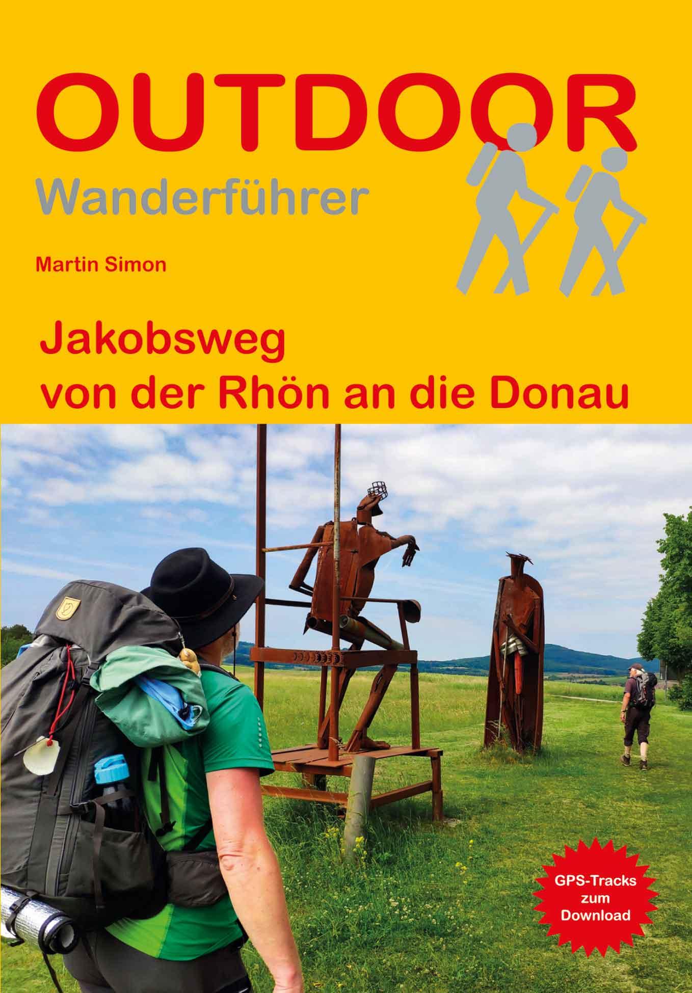 Vorderes Coverbild Jakobsweg von der Rhön an die Donau