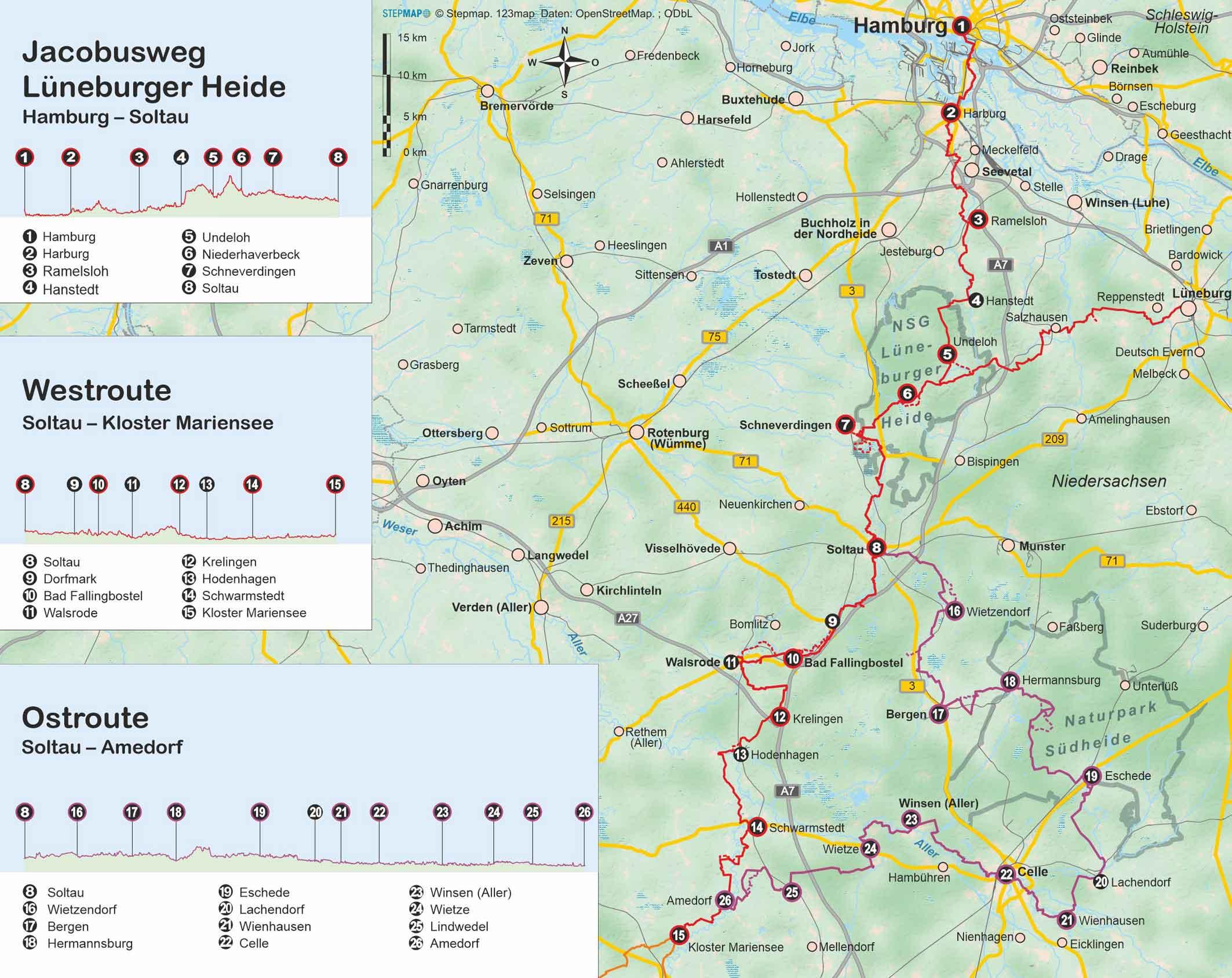 Beispielinhalt (Bild) Jacobusweg Lüneburger Heide