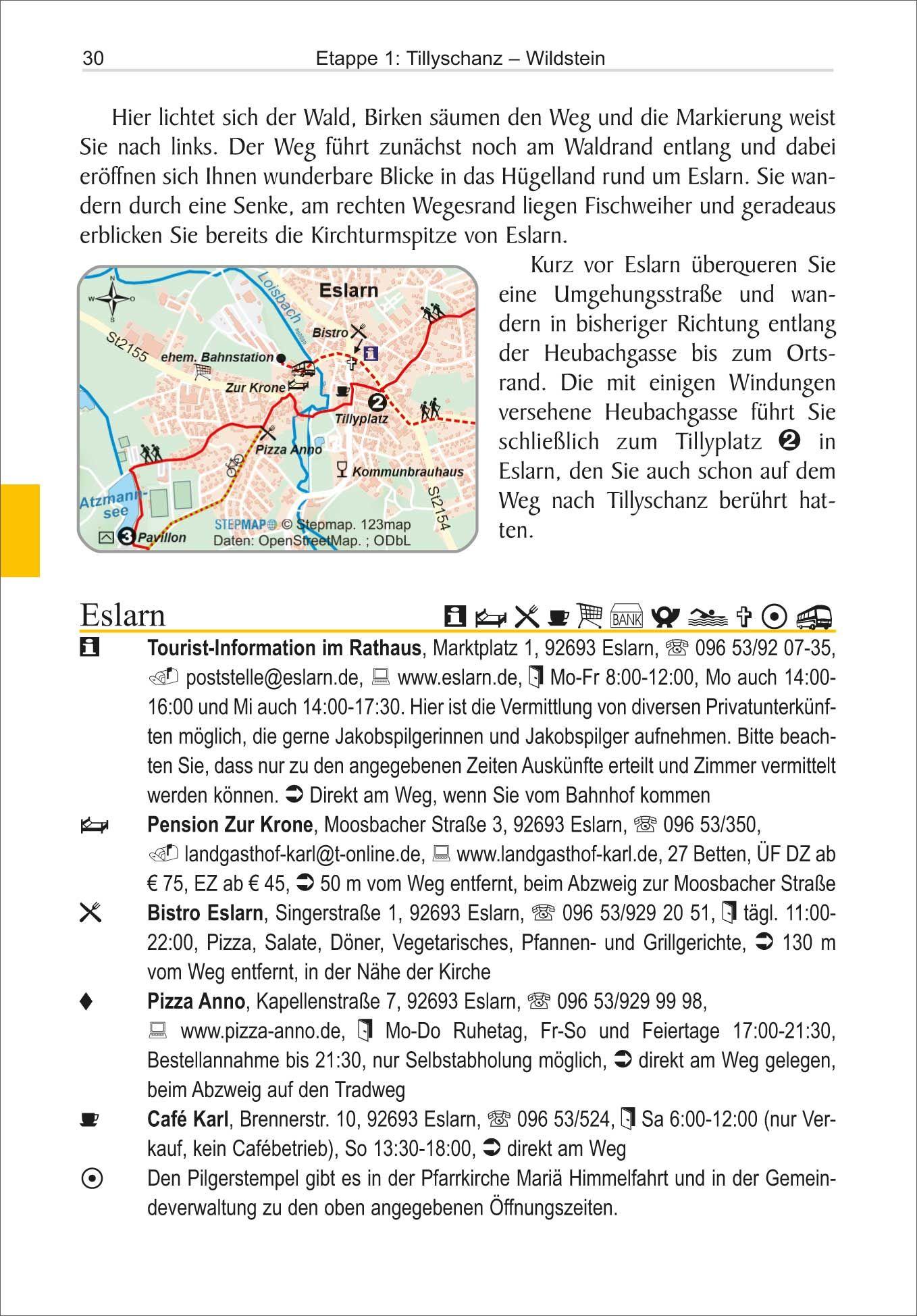 Beispielinhalt (Bild) Jakobsweg Tillyschanz - Rothenburg ob der Tauber