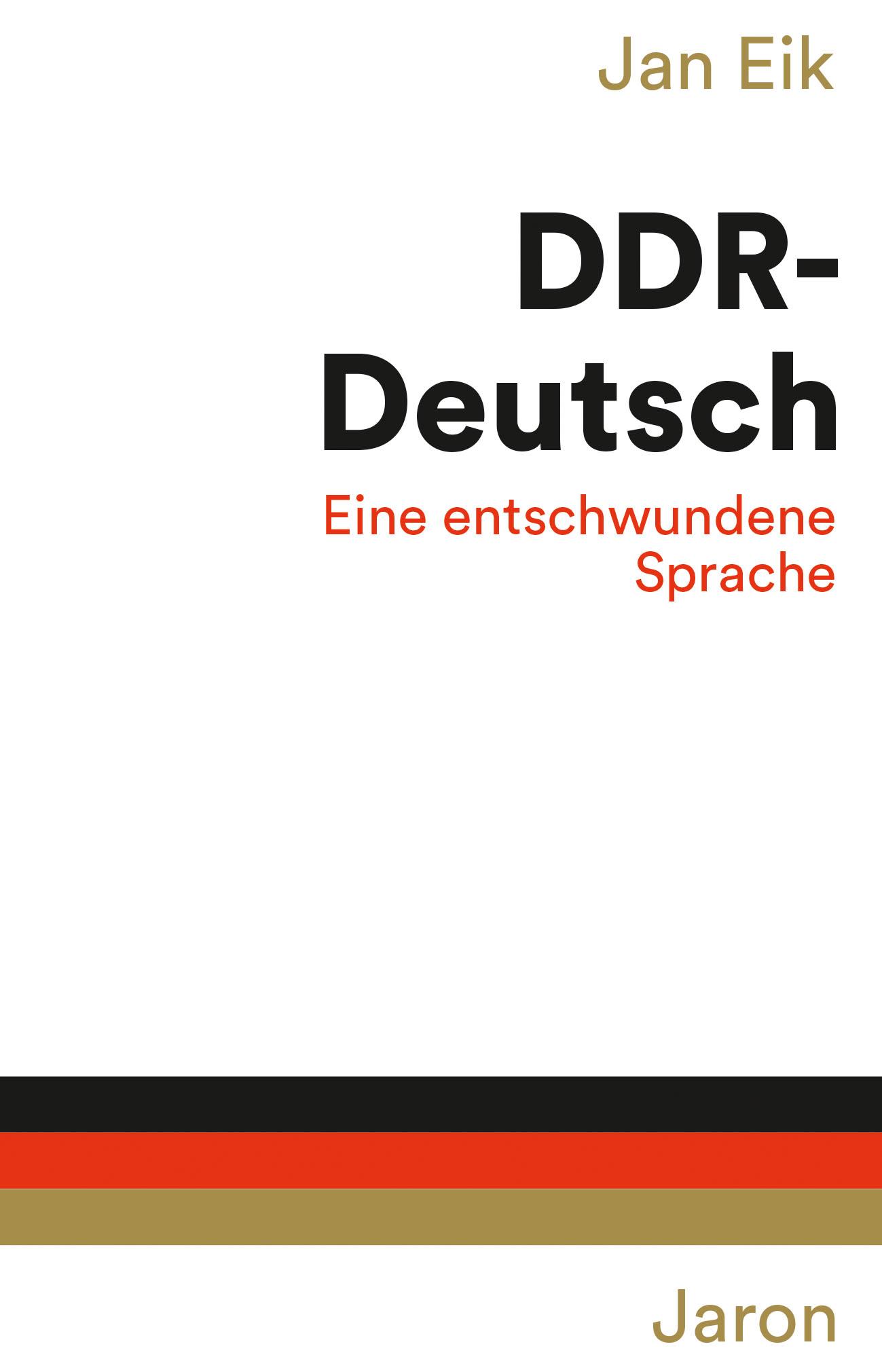 Vorderes Coverbild DDR-Deutsch