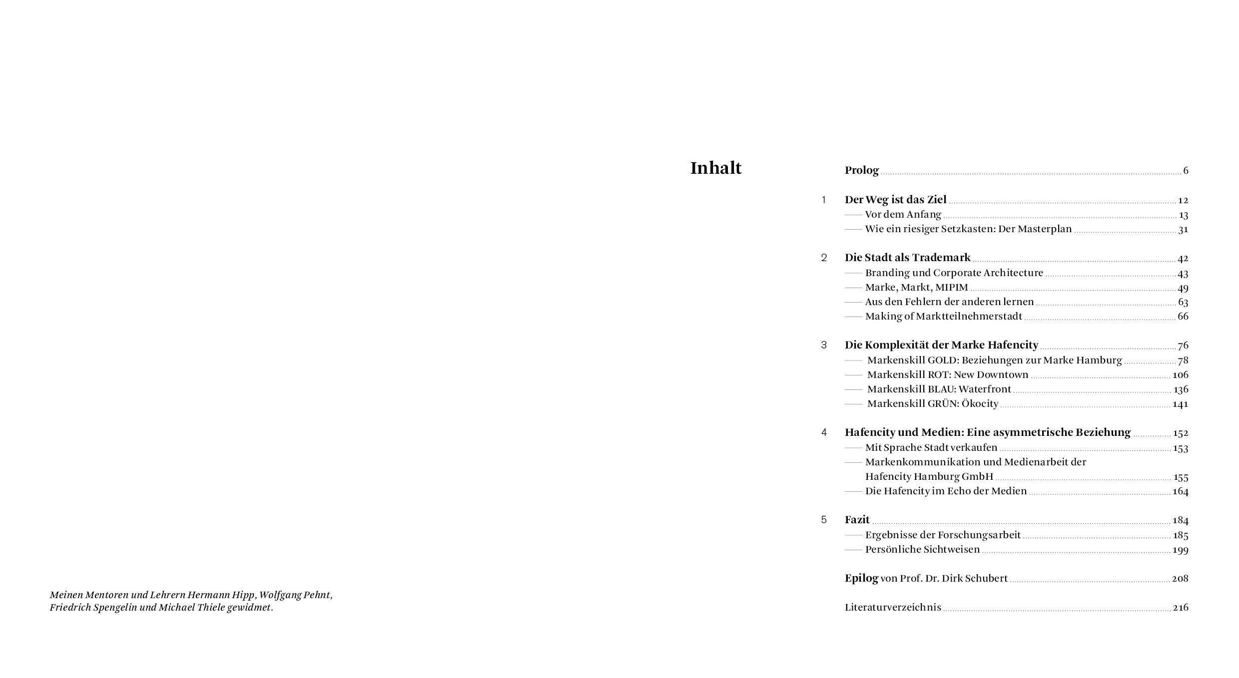 Beispielinhalt (Bild) Branding Hafencity