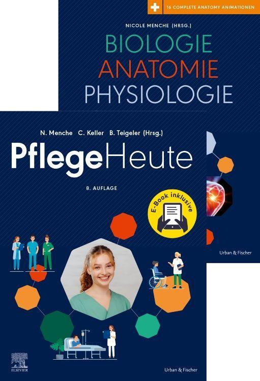 Vorderes Coverbild Set Pflege Heute 8. A + E-Book und BAP 10.A. + E-Book