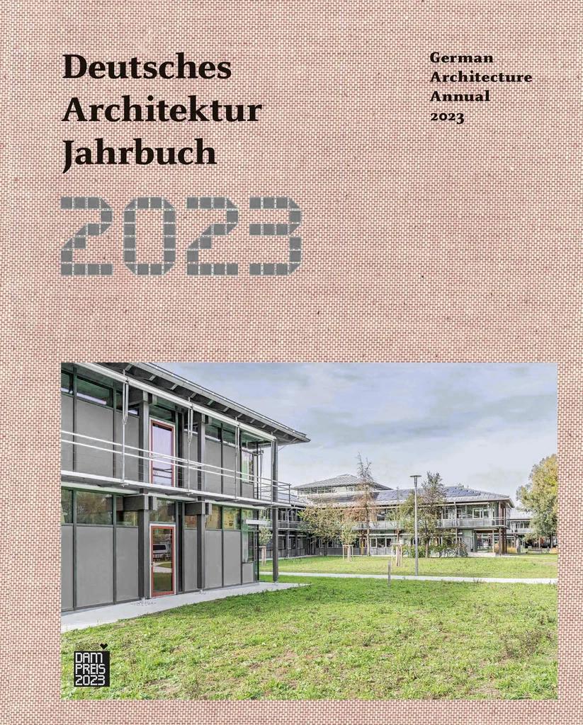 Vorderes Coverbild Deutsches Architektur Jahrbuch 2023 / German Architecture Annual 2023