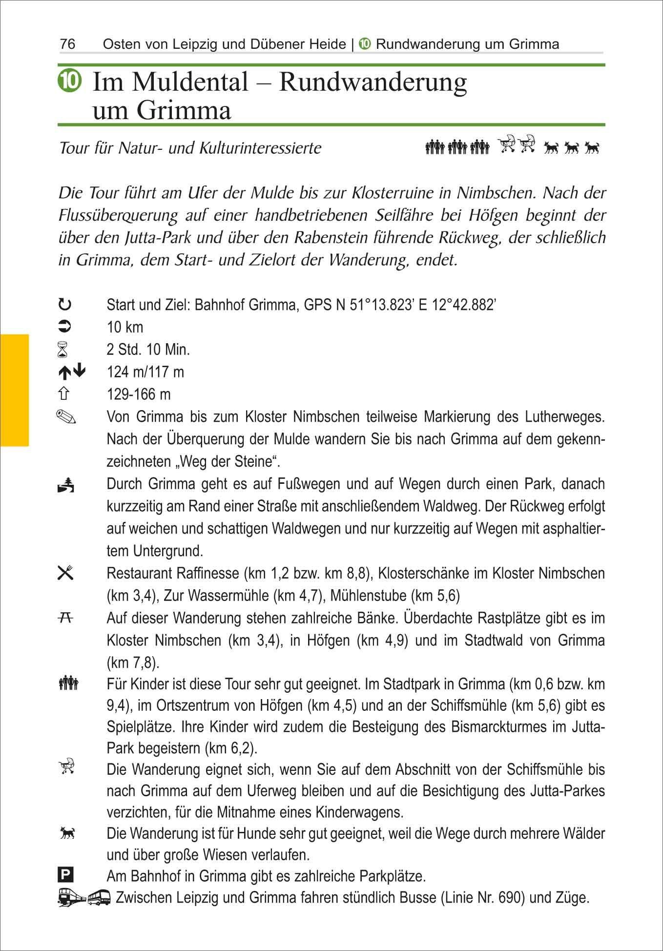 Beispielinhalt (Bild) Leipzig und Umgebung 22 Touren zwischen Großstadt und Natur