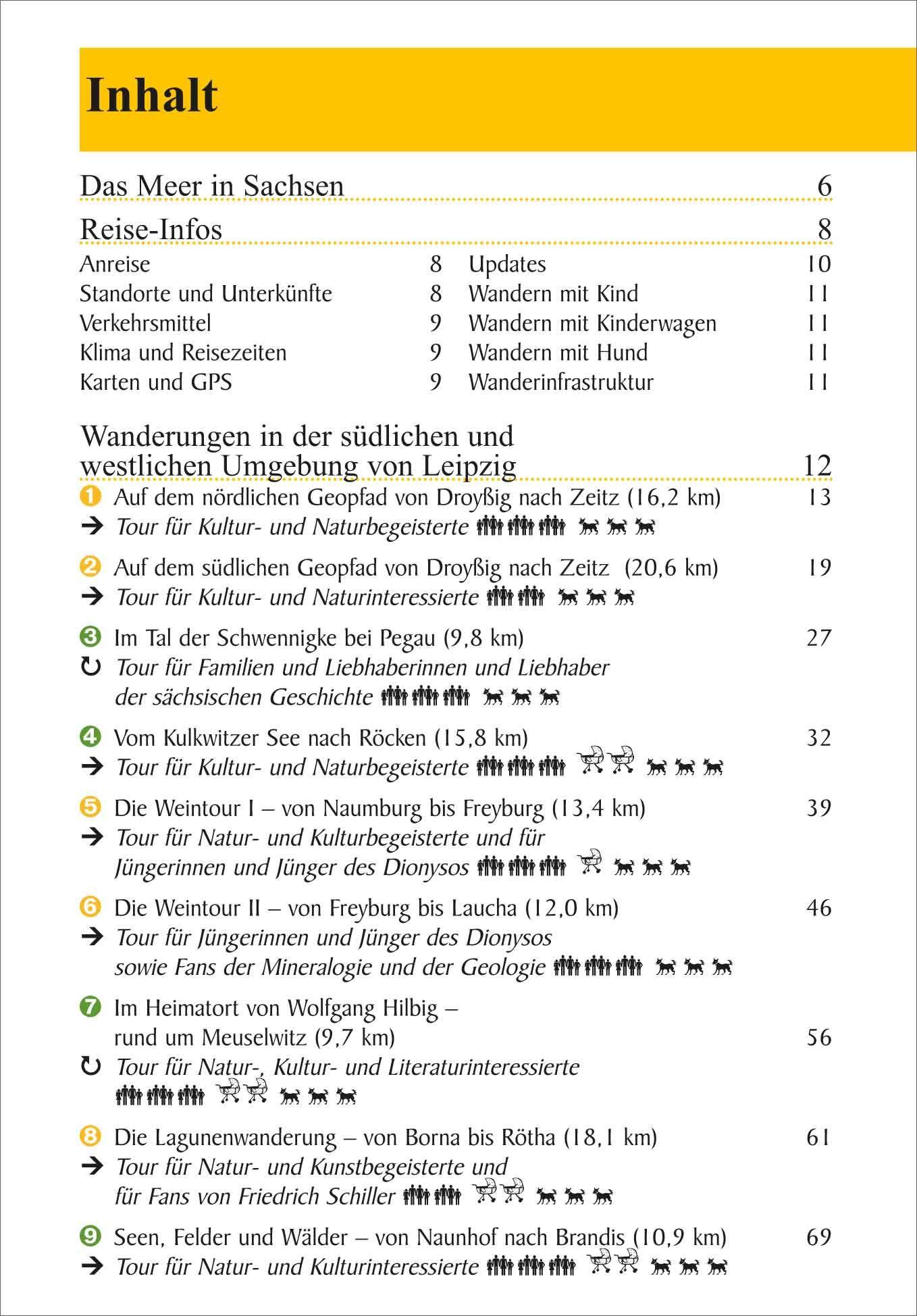 Beispielinhalt (Bild) Leipzig und Umgebung 22 Touren zwischen Großstadt und Natur