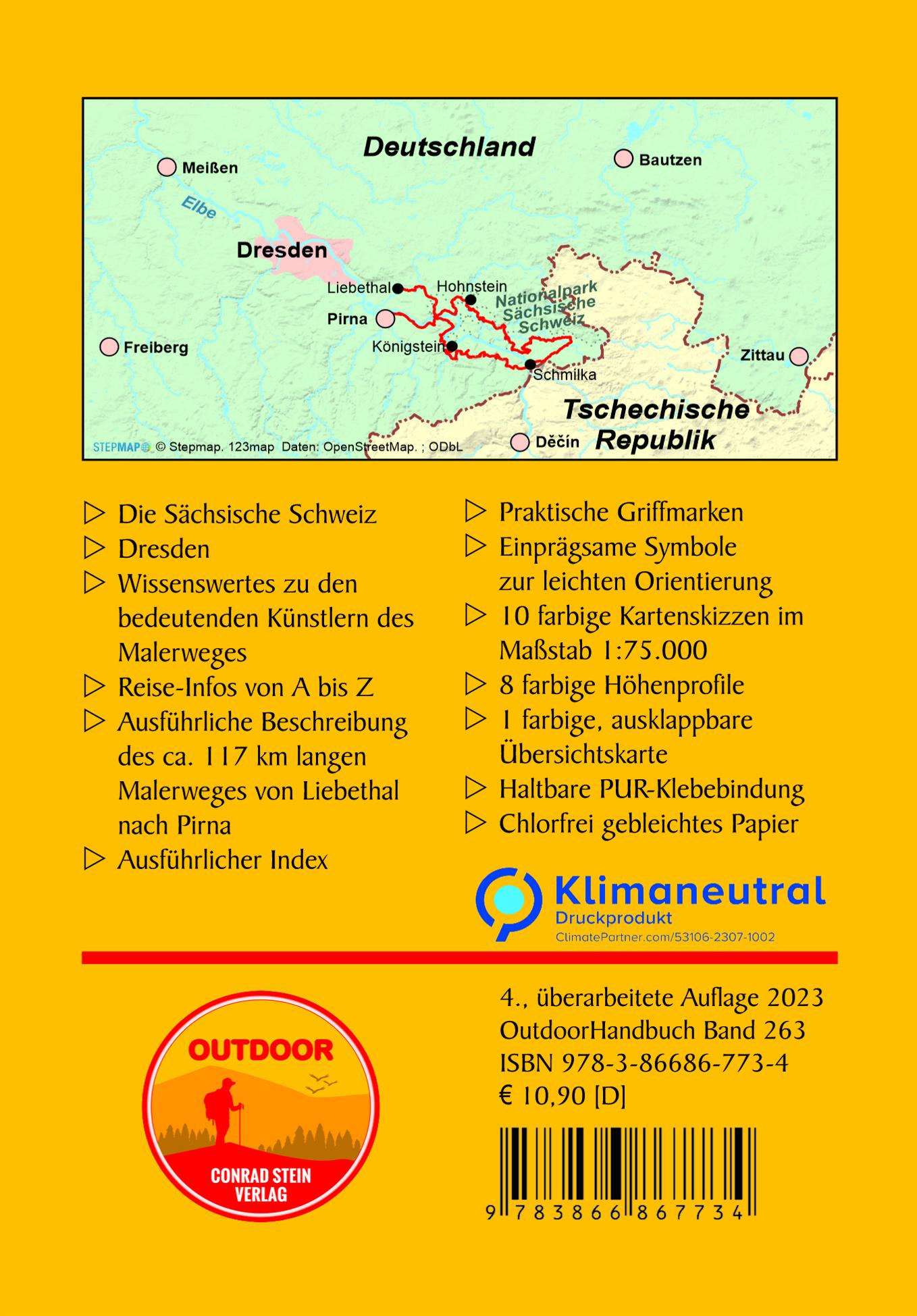 Rückseitencover Malerweg