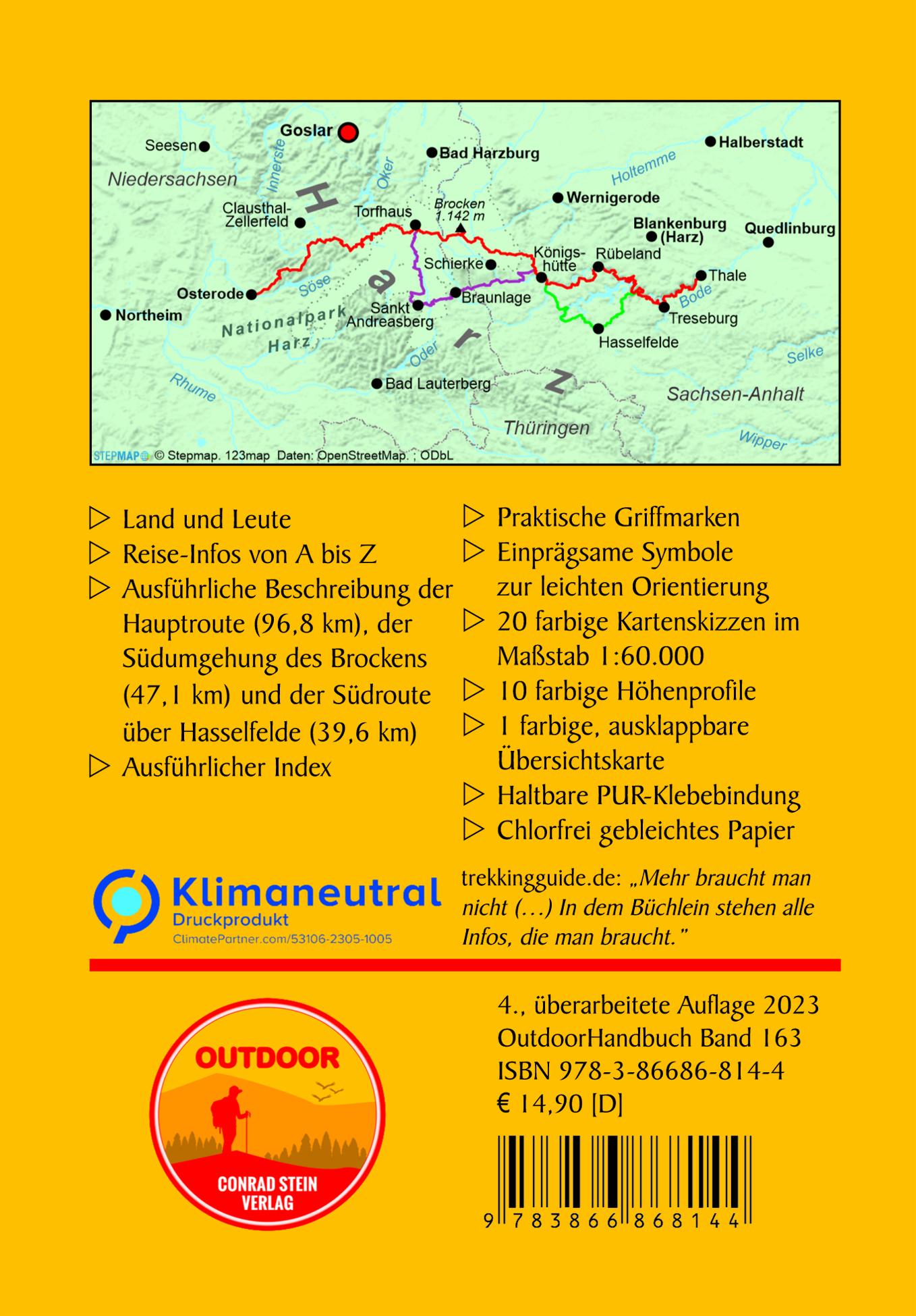 Rückseitencover Harz: Hexenstieg